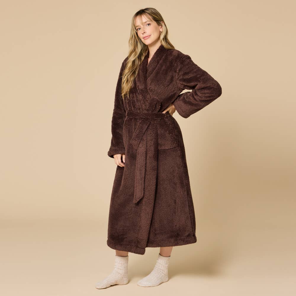 Espresso DreamPlush Wrap Robe