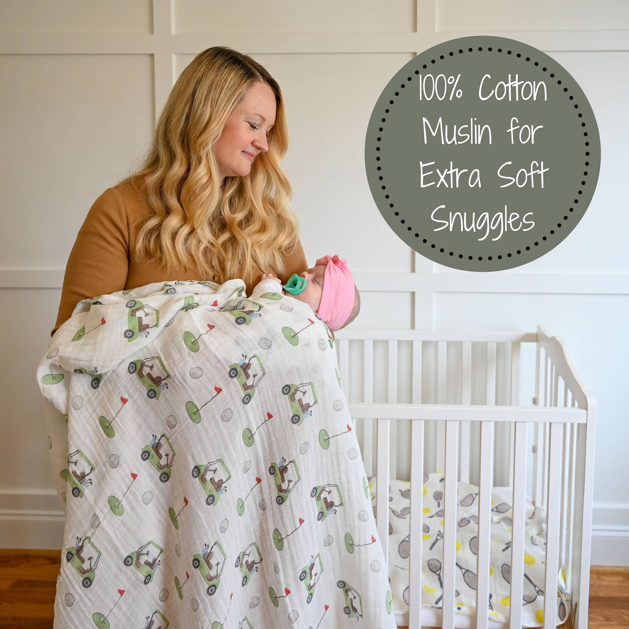 Golf Baby Swaddle Blanket