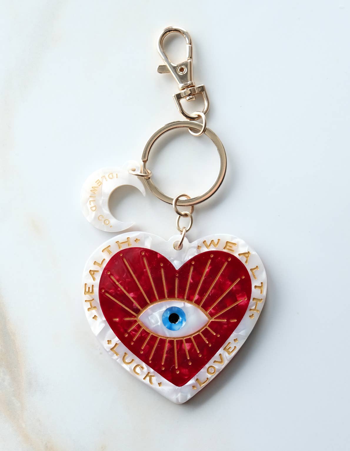 Mind's Eye Heart Lucky Bag Charm