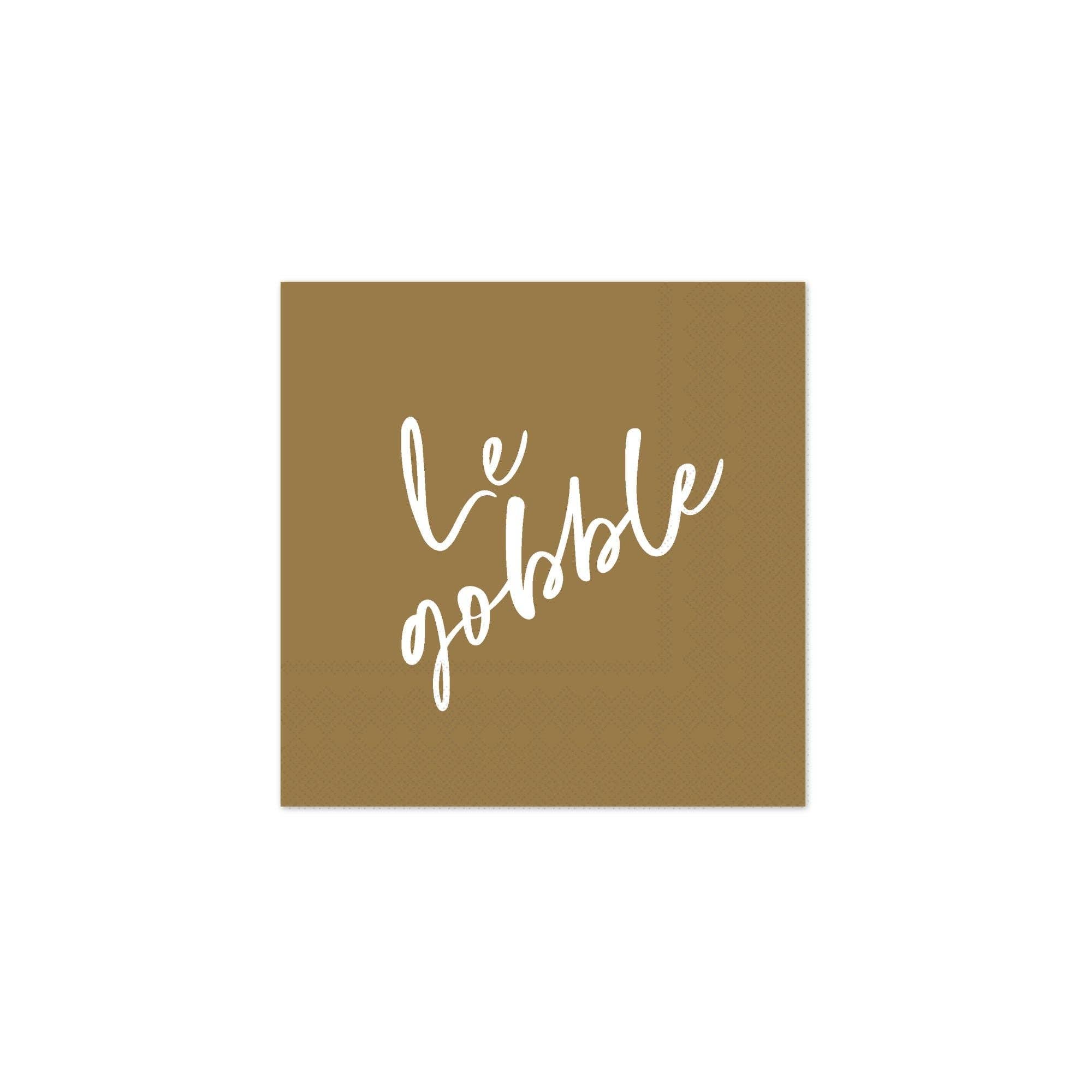 Le Gobble Cocktail Napkins