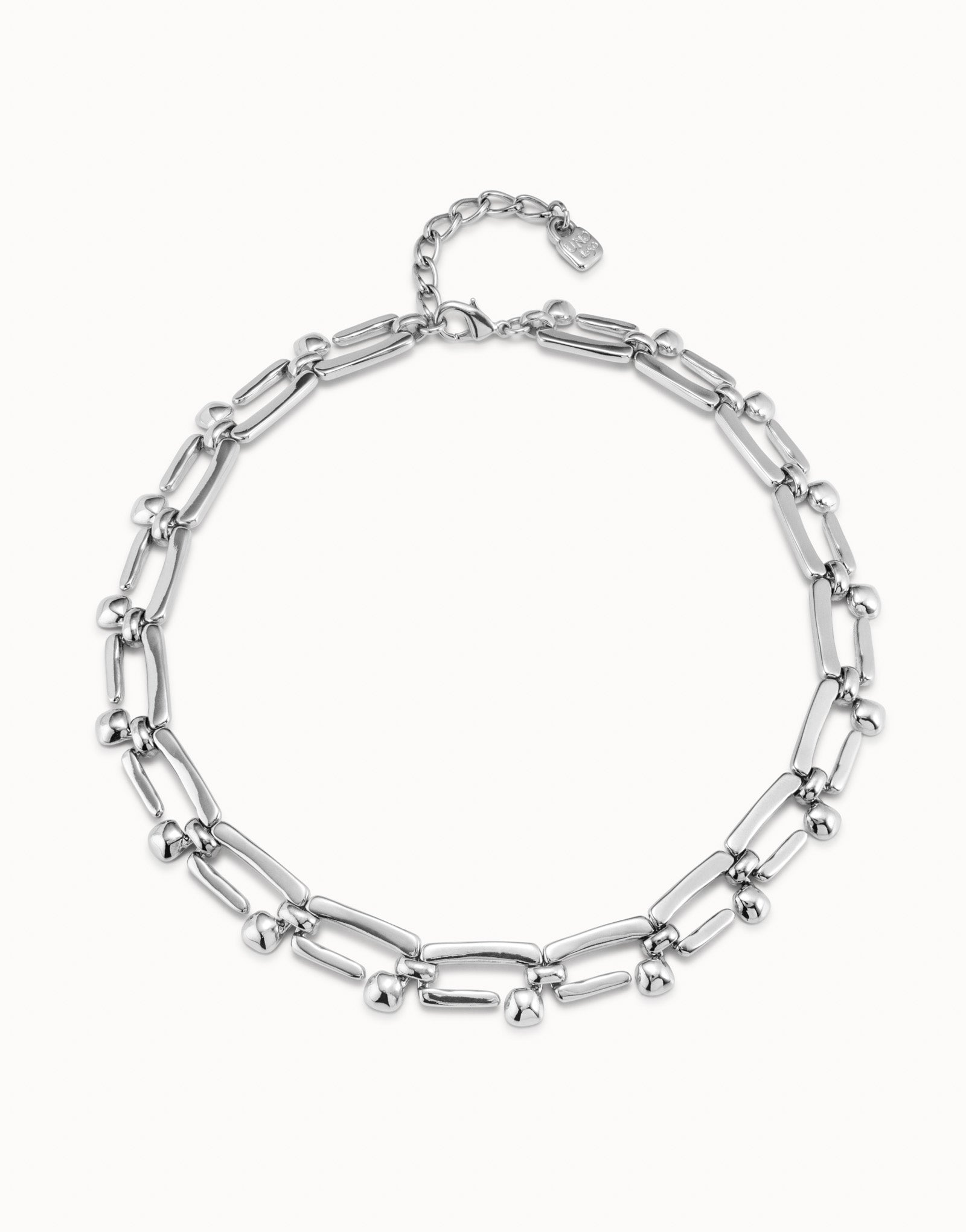 Unusual Necklace Silver