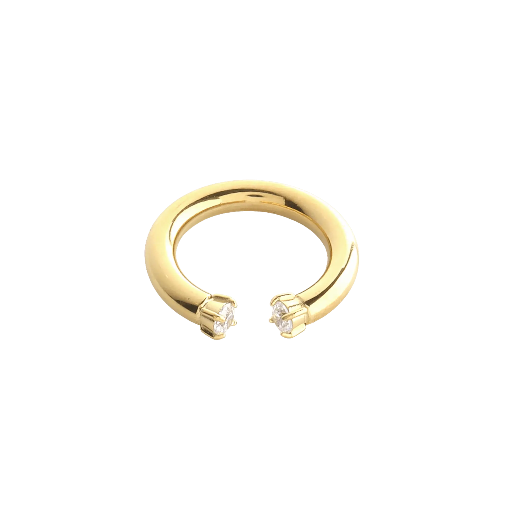 Crowned Thumb Gold Ring