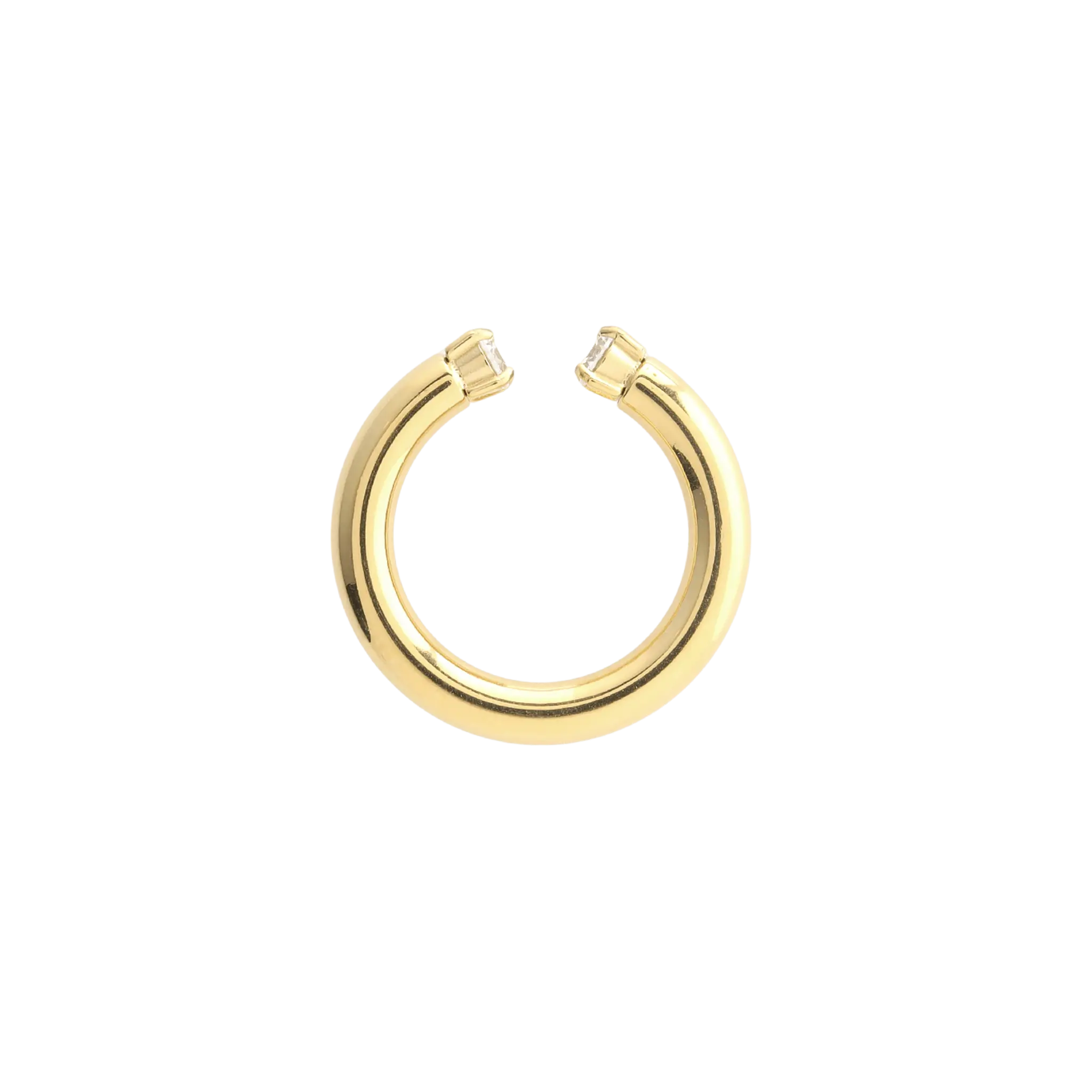 Crowned Thumb Gold Ring