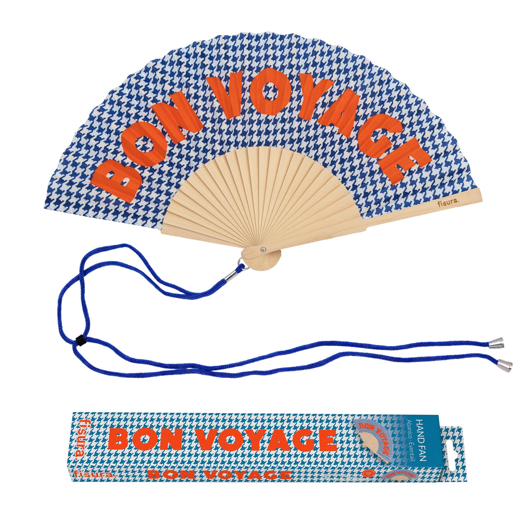 "Bon Voyage" Hand Fan