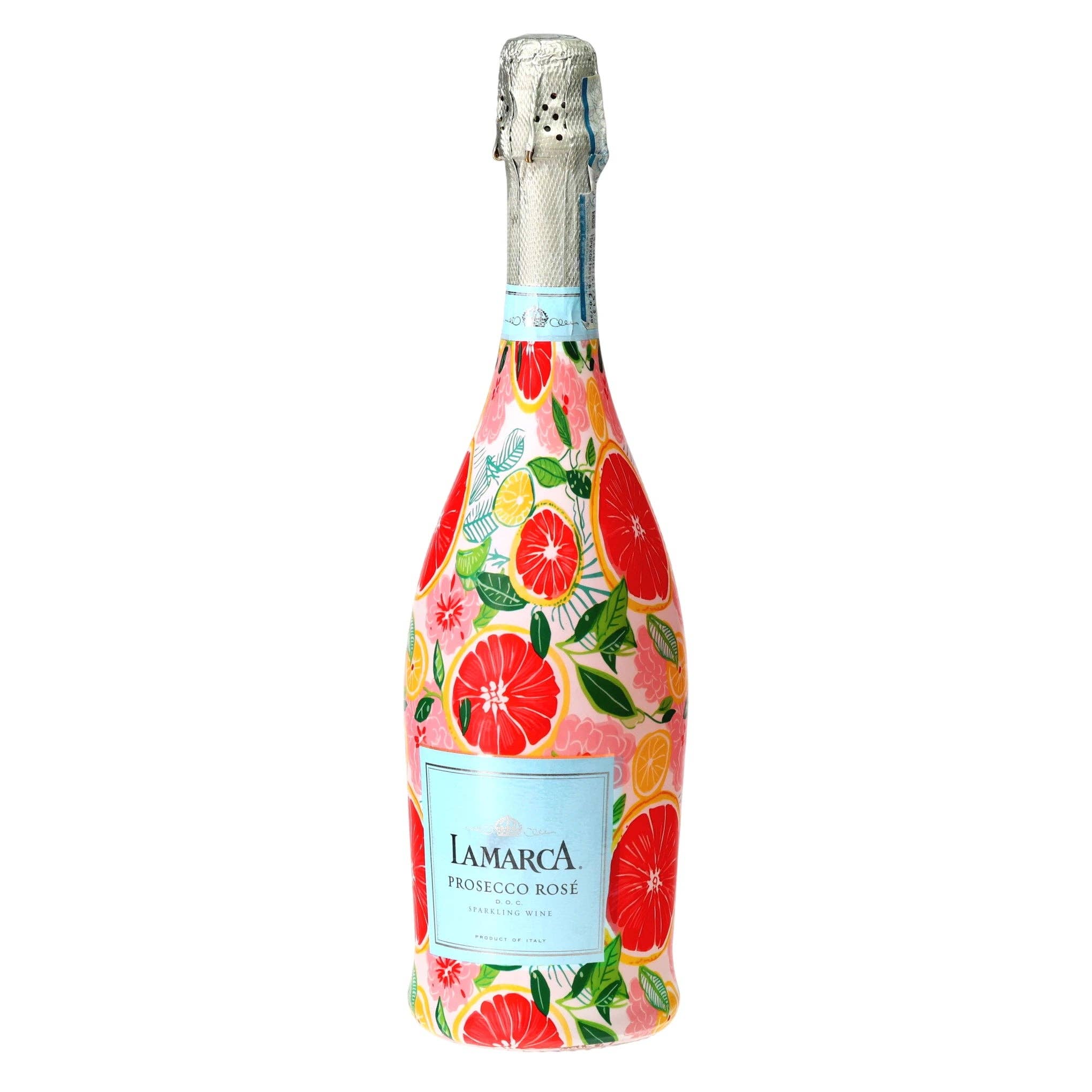Preppy Grapefruits Prosecco Bottle Wrap