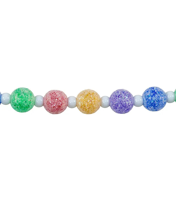 6' Colorful Frosted Iridescent Candy Garland