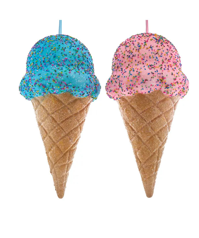 Ice Cream Cone Ornaments