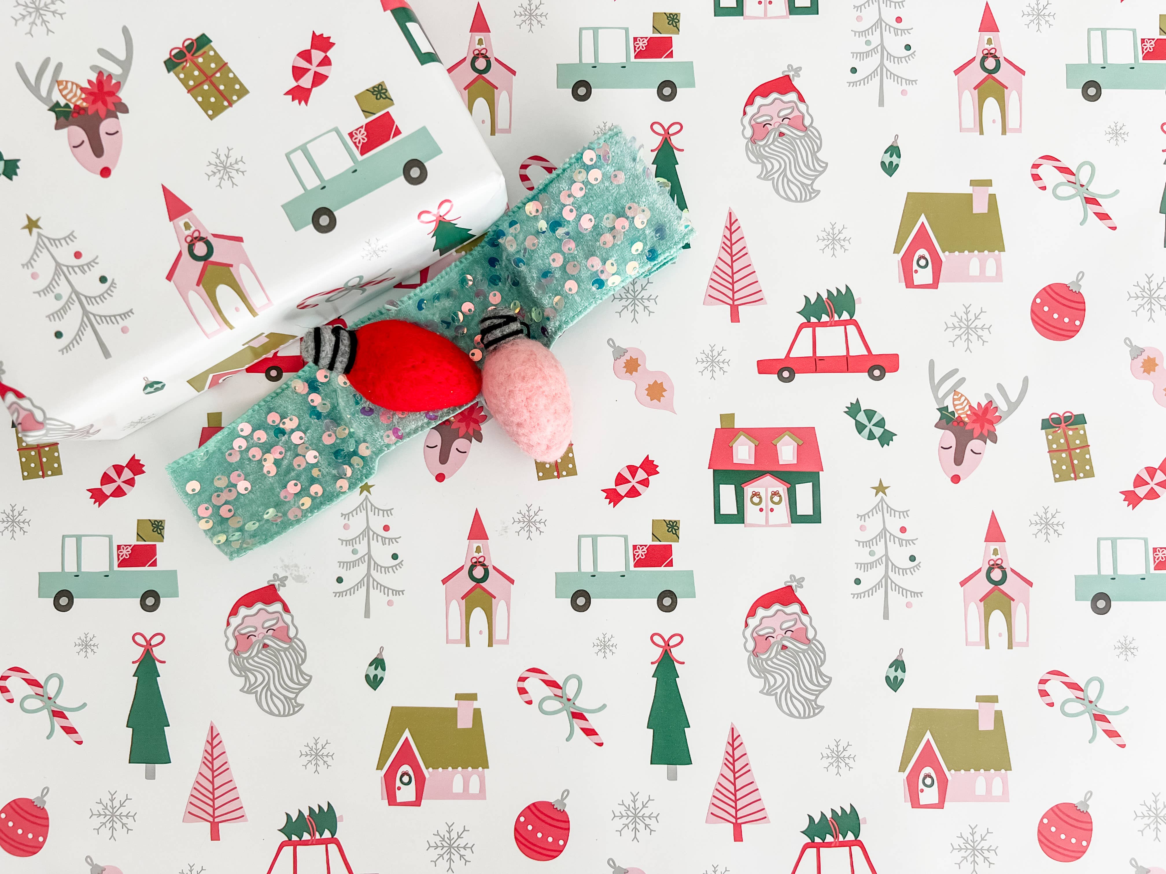 Jolly Christmas Wrapping Paper Roll