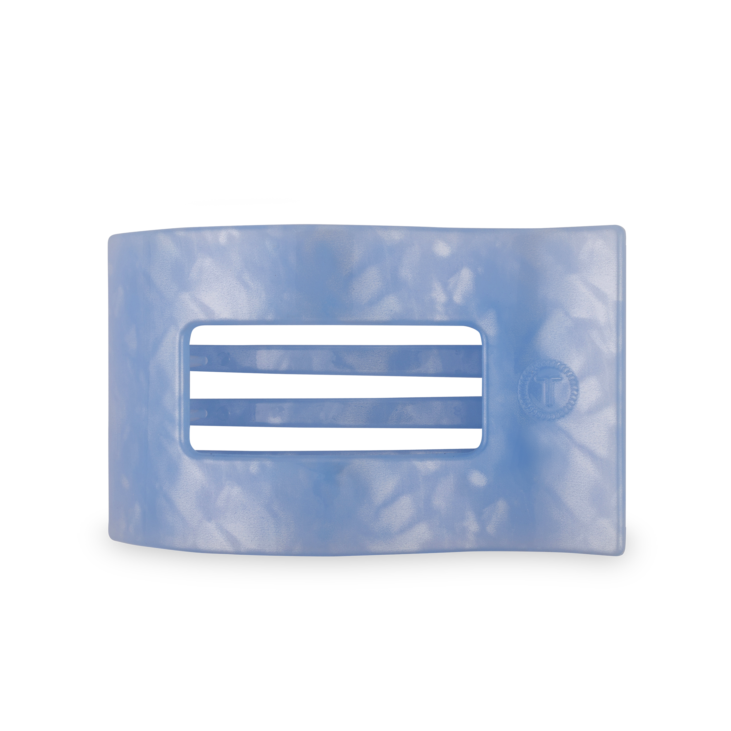 Flat Rectangle Hair Clip | Large | Blue Lagoon