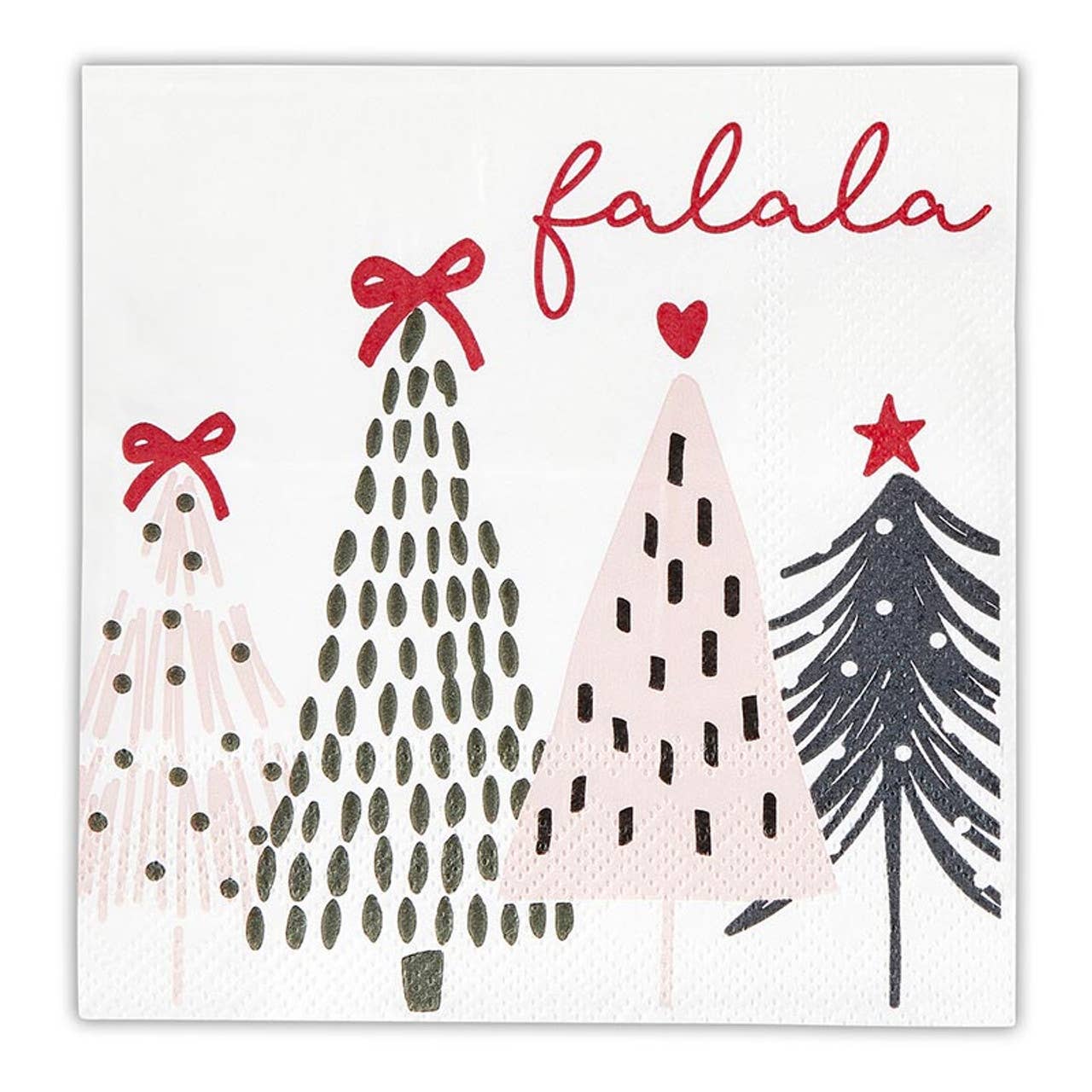 Falala Trees Ceramic Tray + Napkin Gift Set