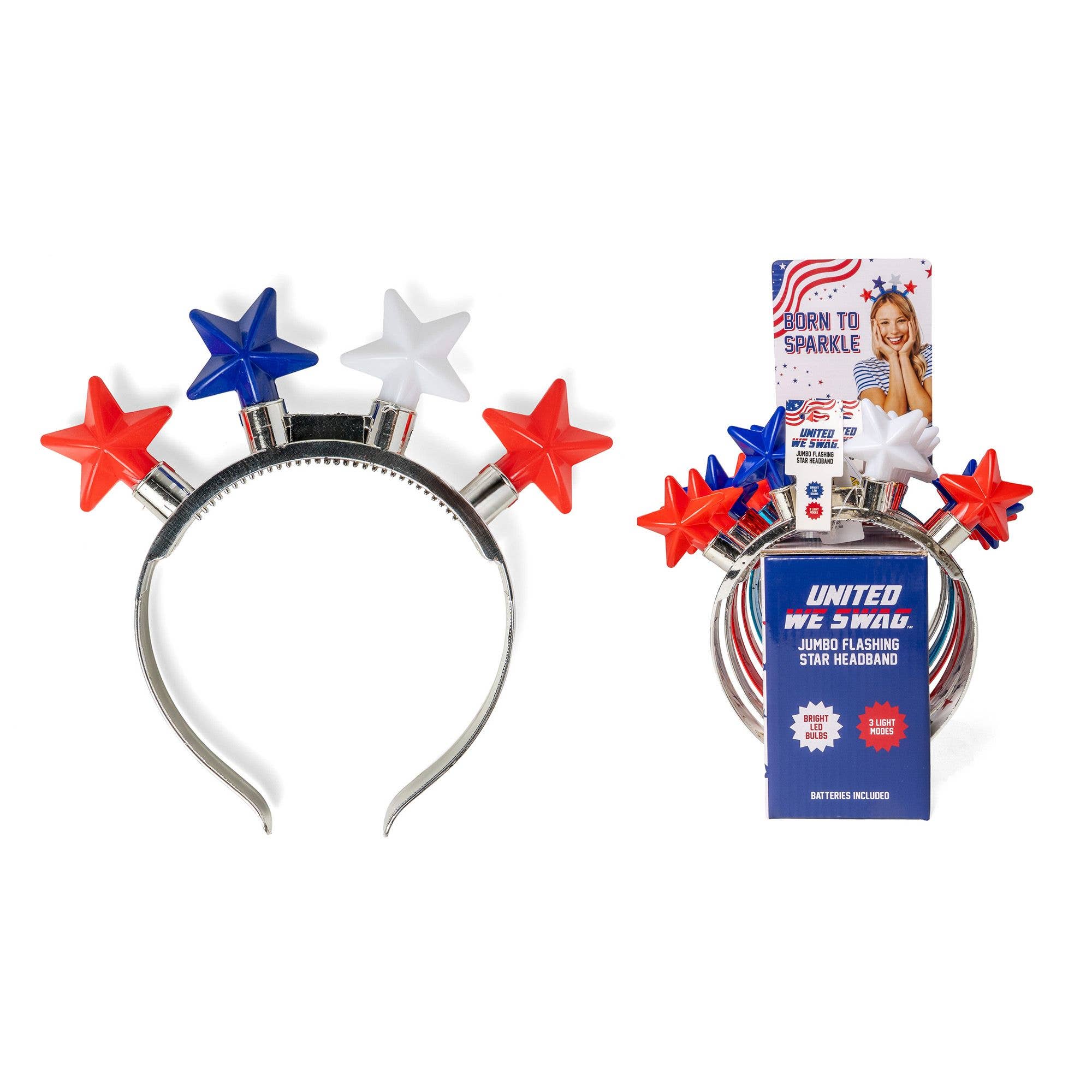 JUMBO Flashing Star Headband