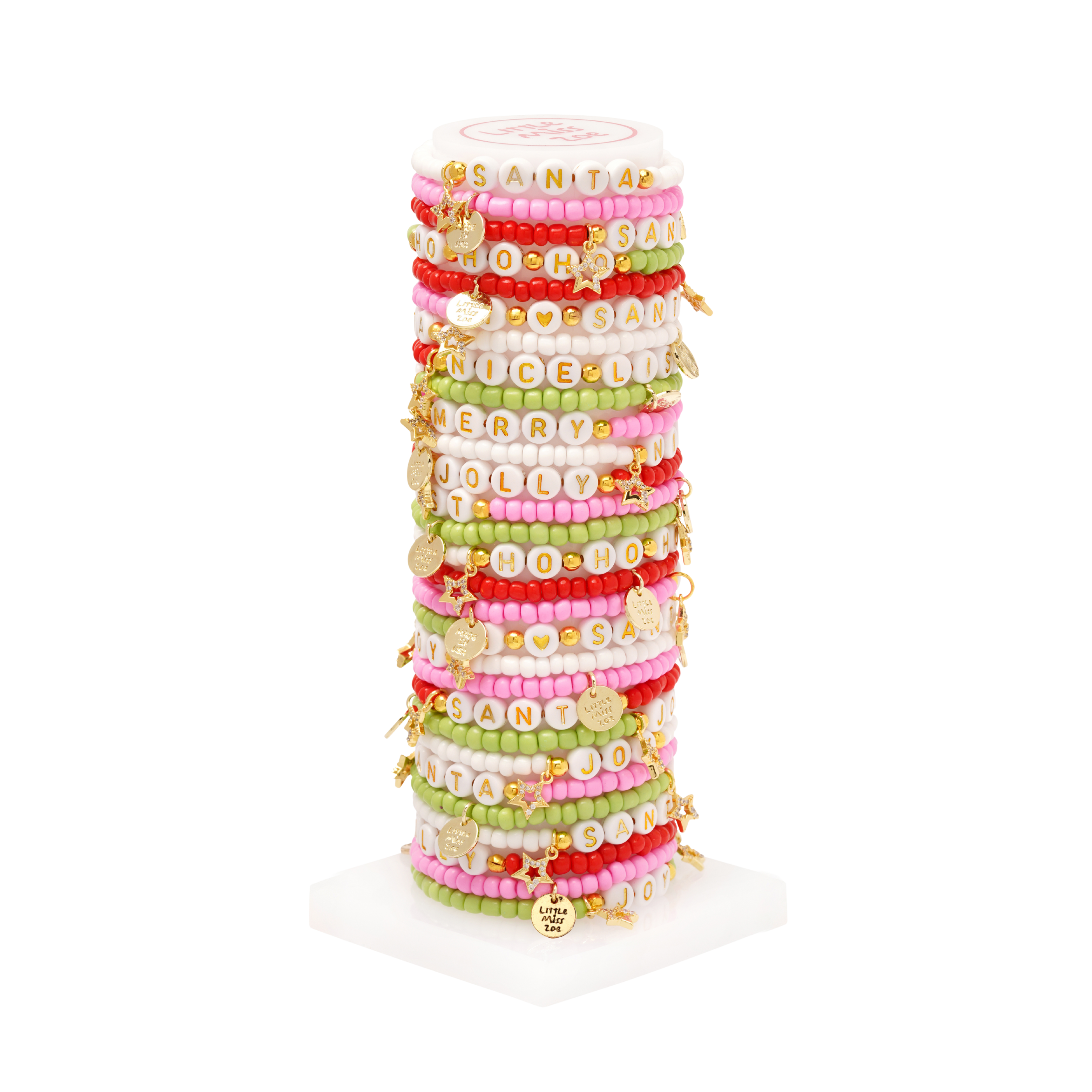 Christmas Seed Bead Bracelets