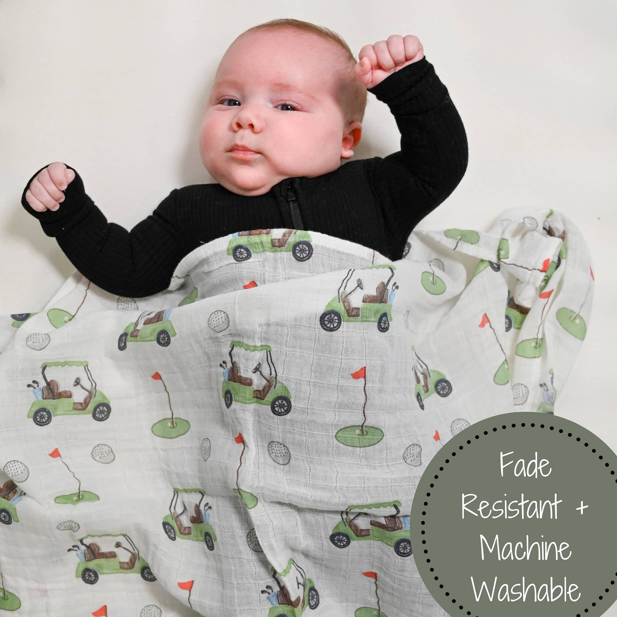Golf Baby Swaddle Blanket
