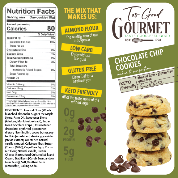 Chocolate Chip Keto Cookies