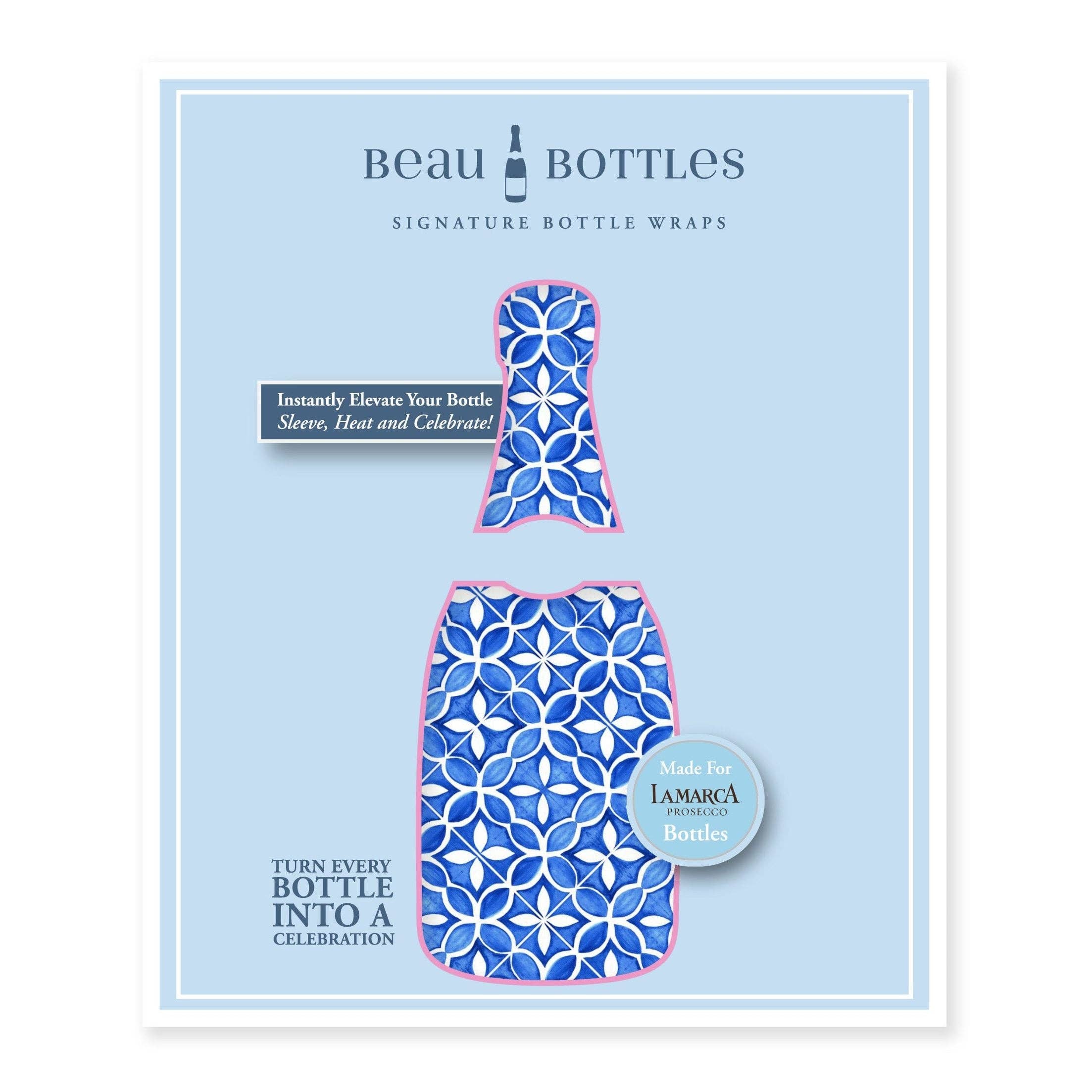 Beau Bottles Andalusian Tile - Prosecco Collection