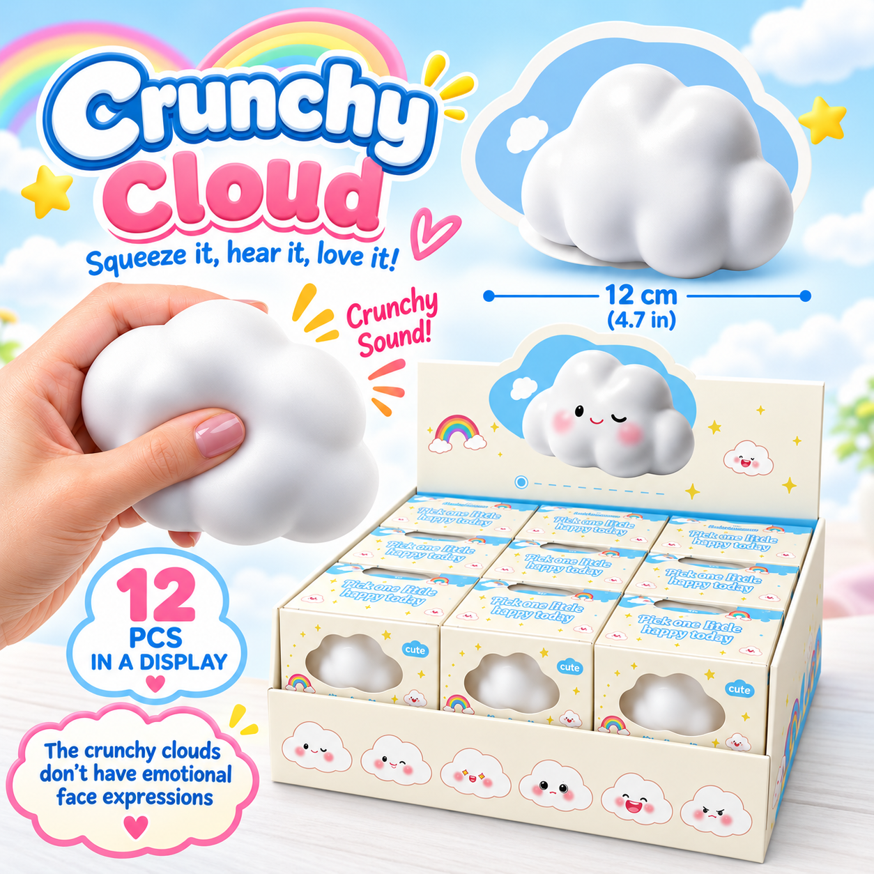 Crunchy Cloud ASMR Squishy
