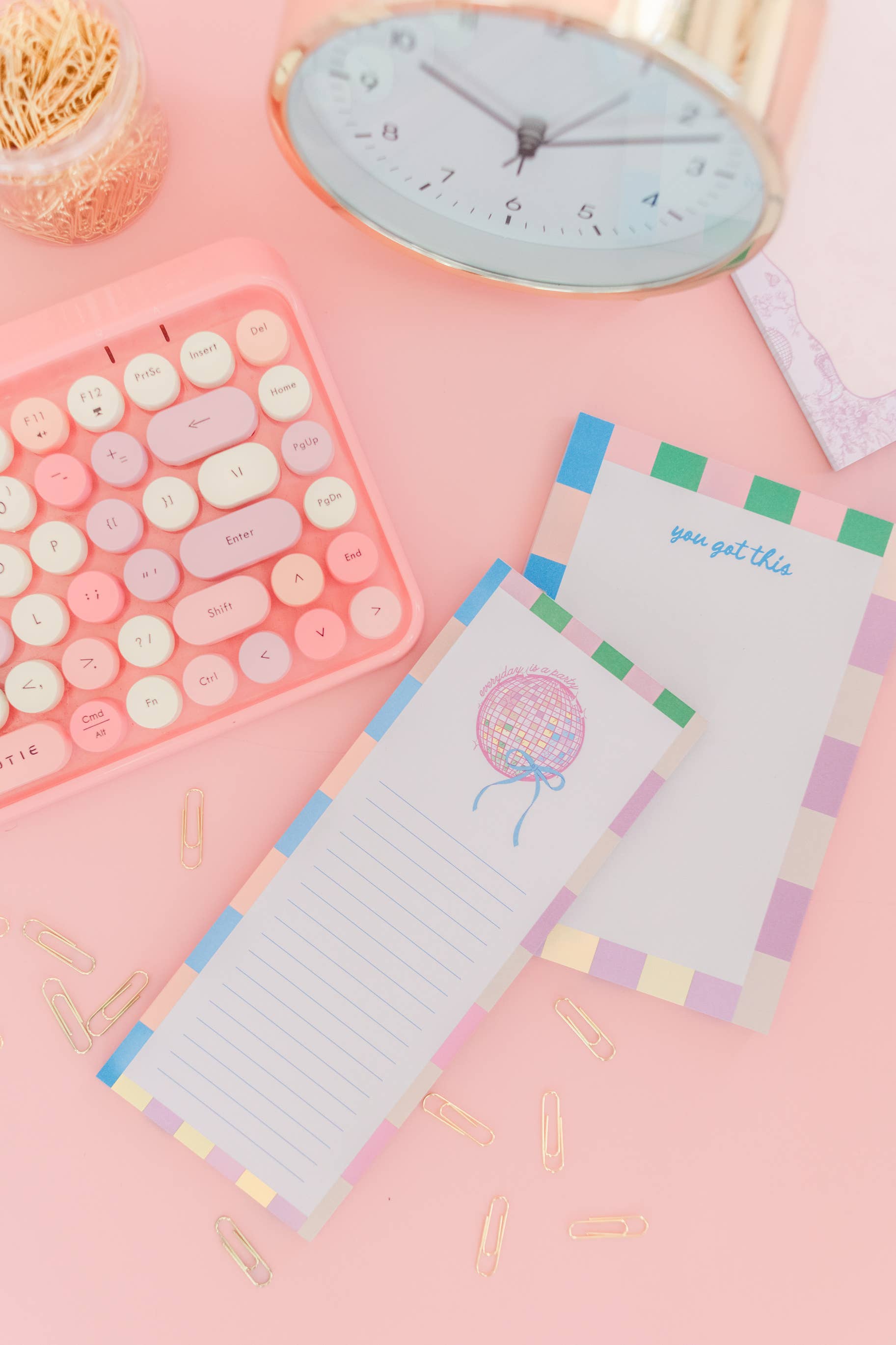 Colorful Stripe 'You Got This' Notepad