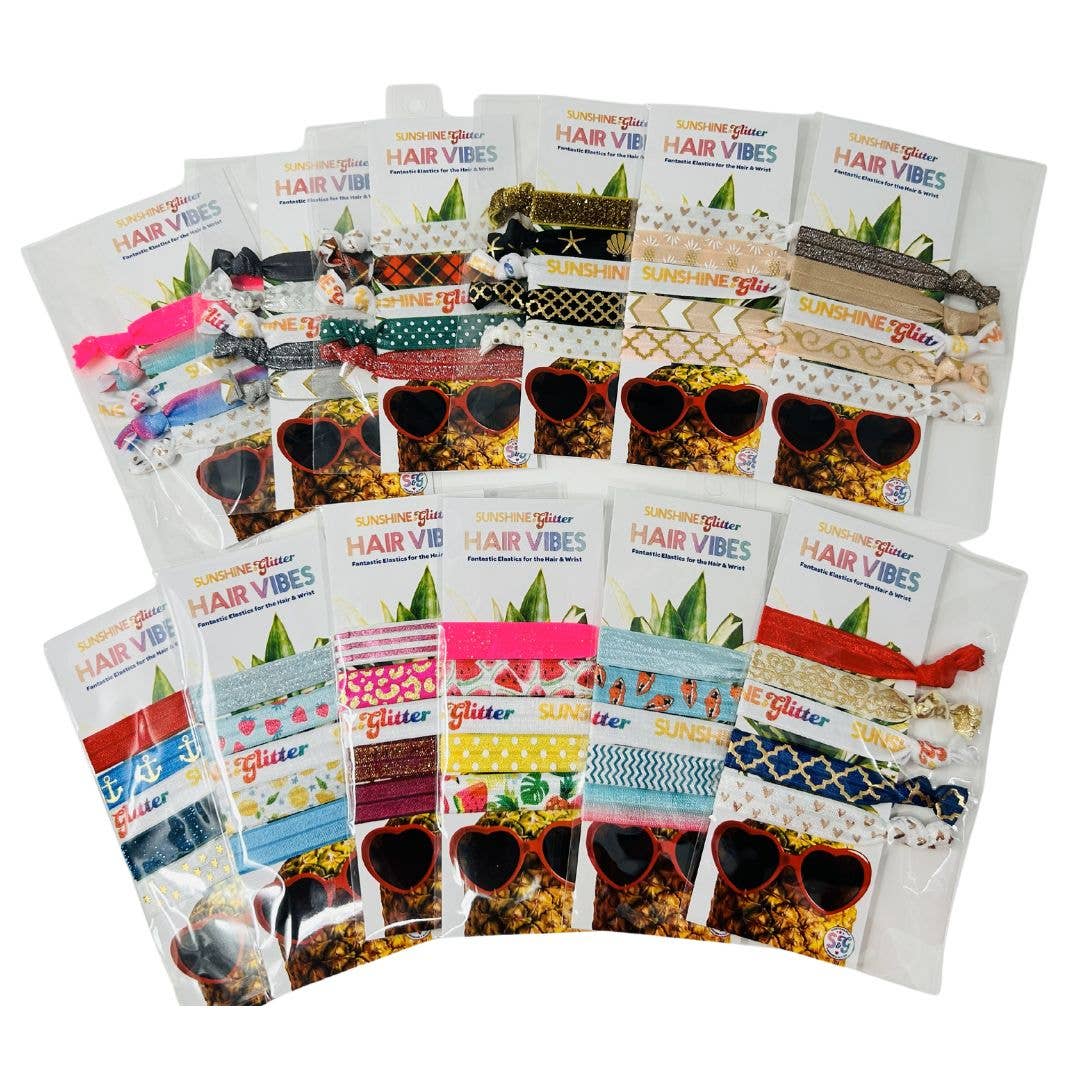 Sunshine & Glitter Hair Vibes Fantastic Elastics