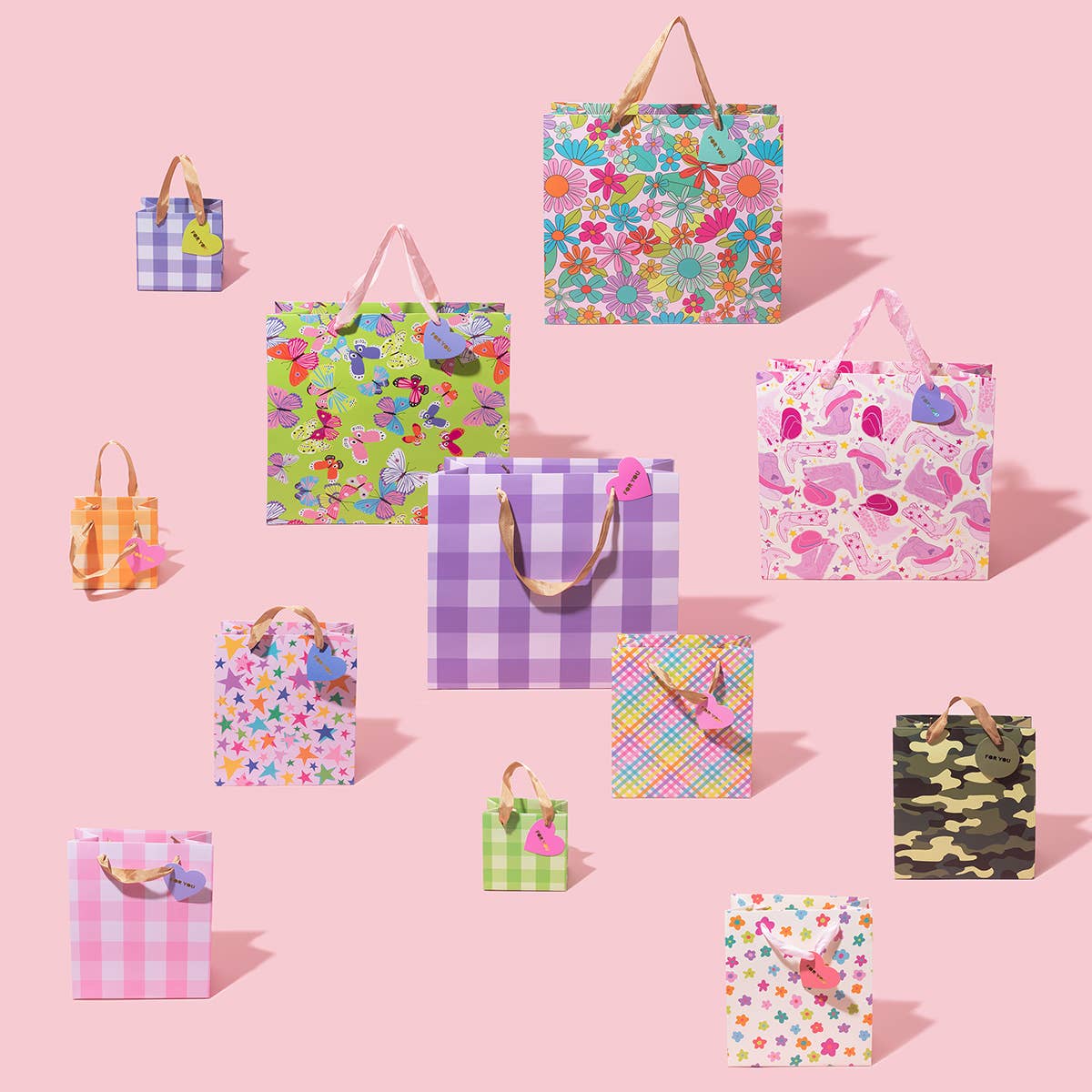 Happy Flowers Gift Bags - Large