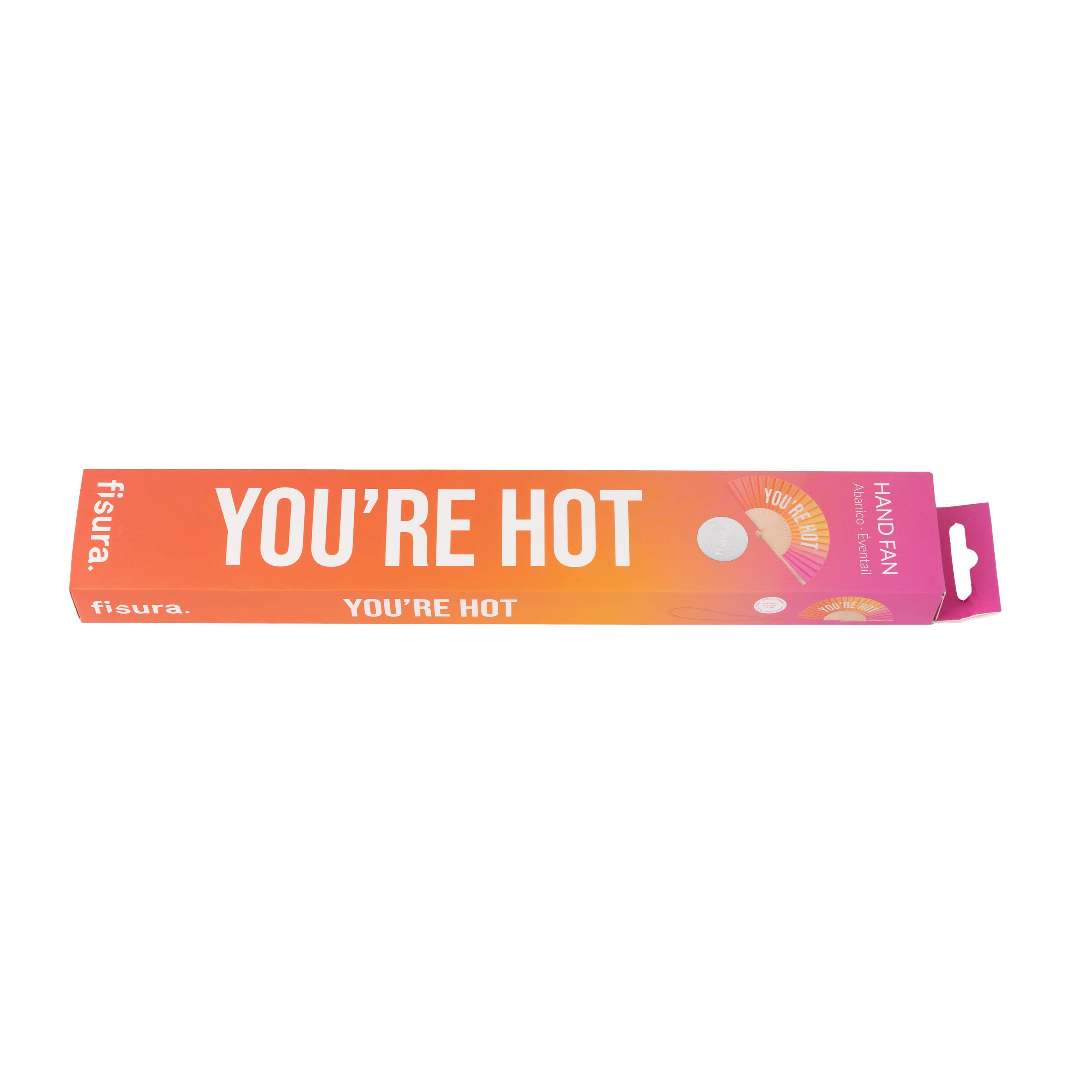 "You're Hot" Hand Fan