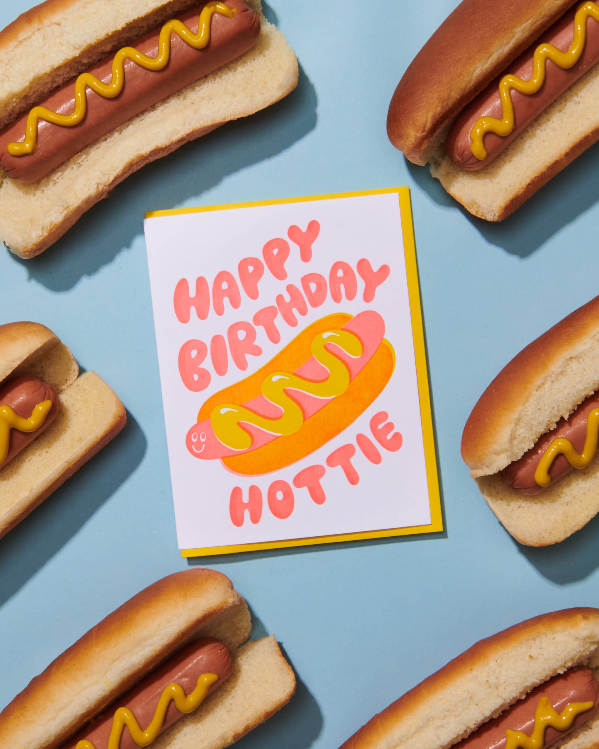 Letterpress 'Happy Birthday Hottie' Birthday Card