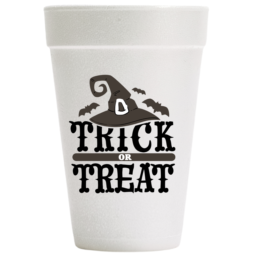Trick or Treat Foam Cups