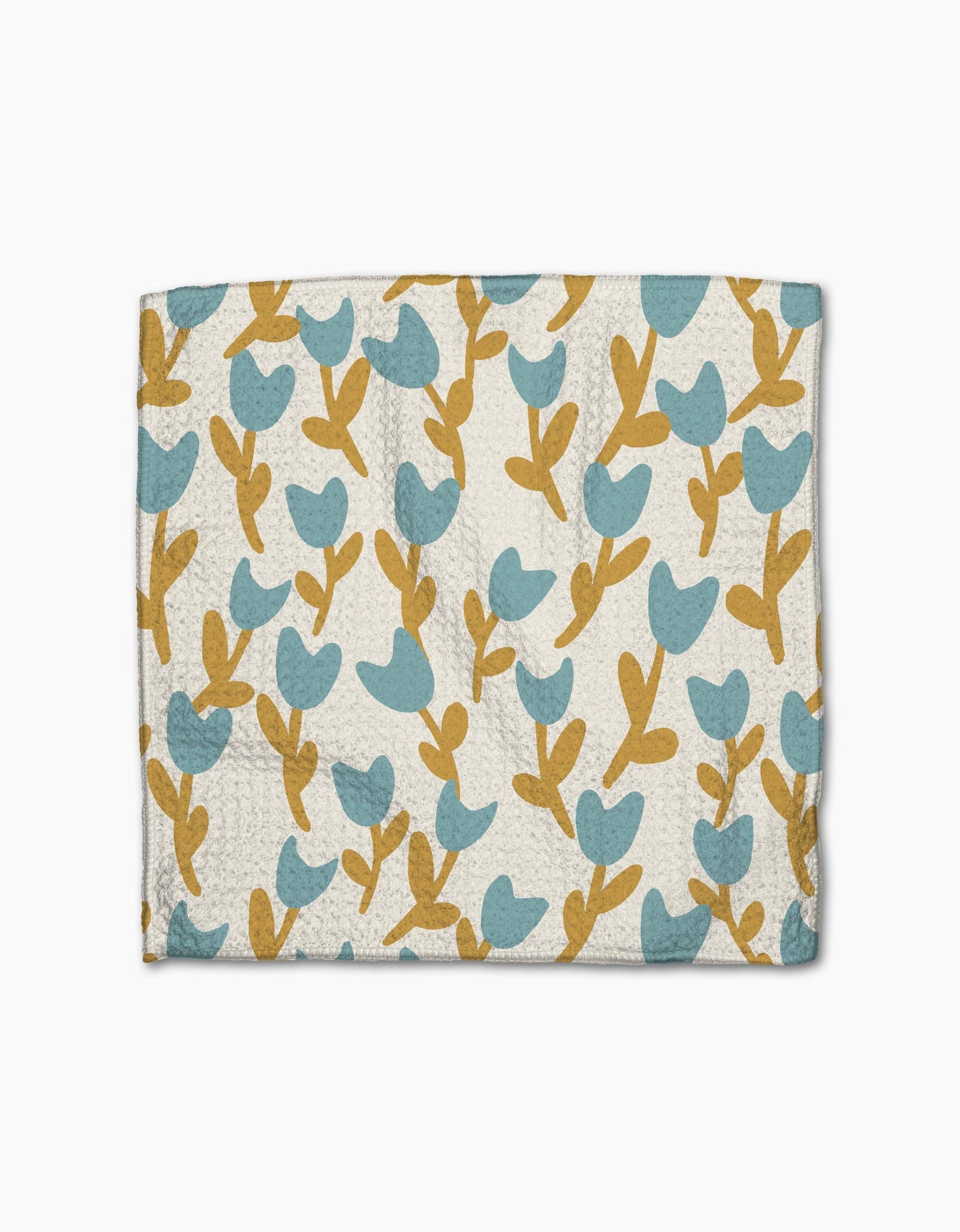 Polka Dot Blooms Dishcloth Set