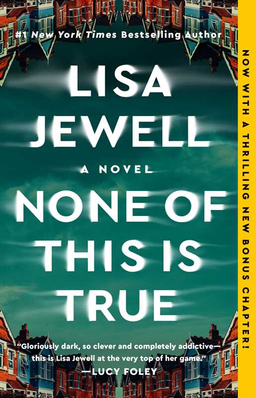 'None of This Is True' by Lisa Jewell