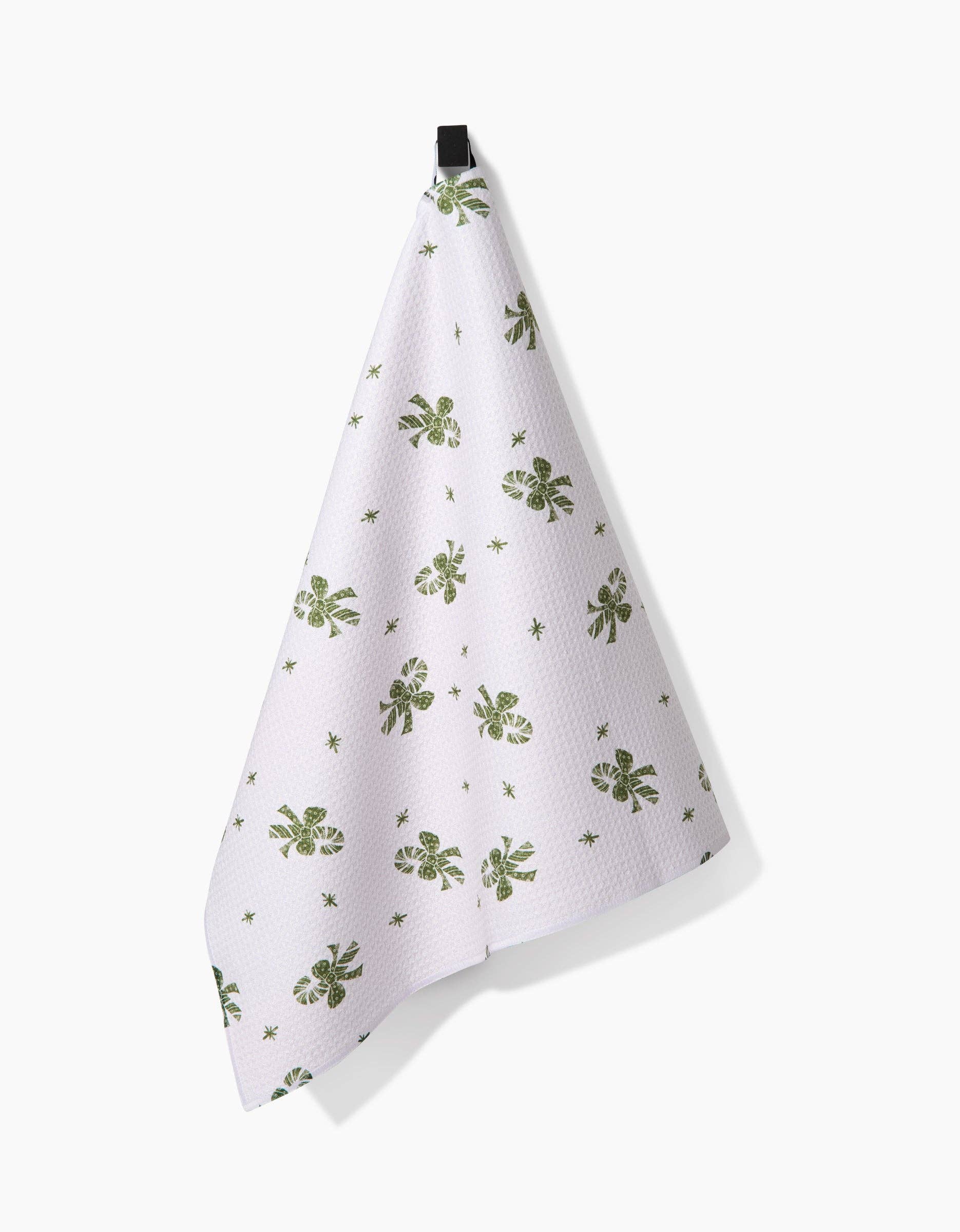 Candy Canes For You Tea Towel