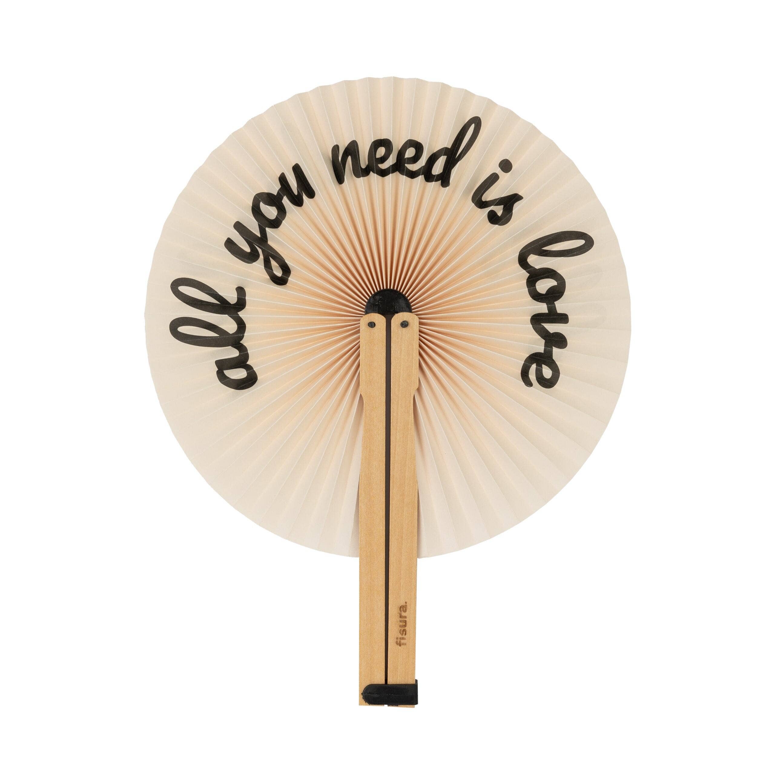 “All You Need Is Love” Hand Fan