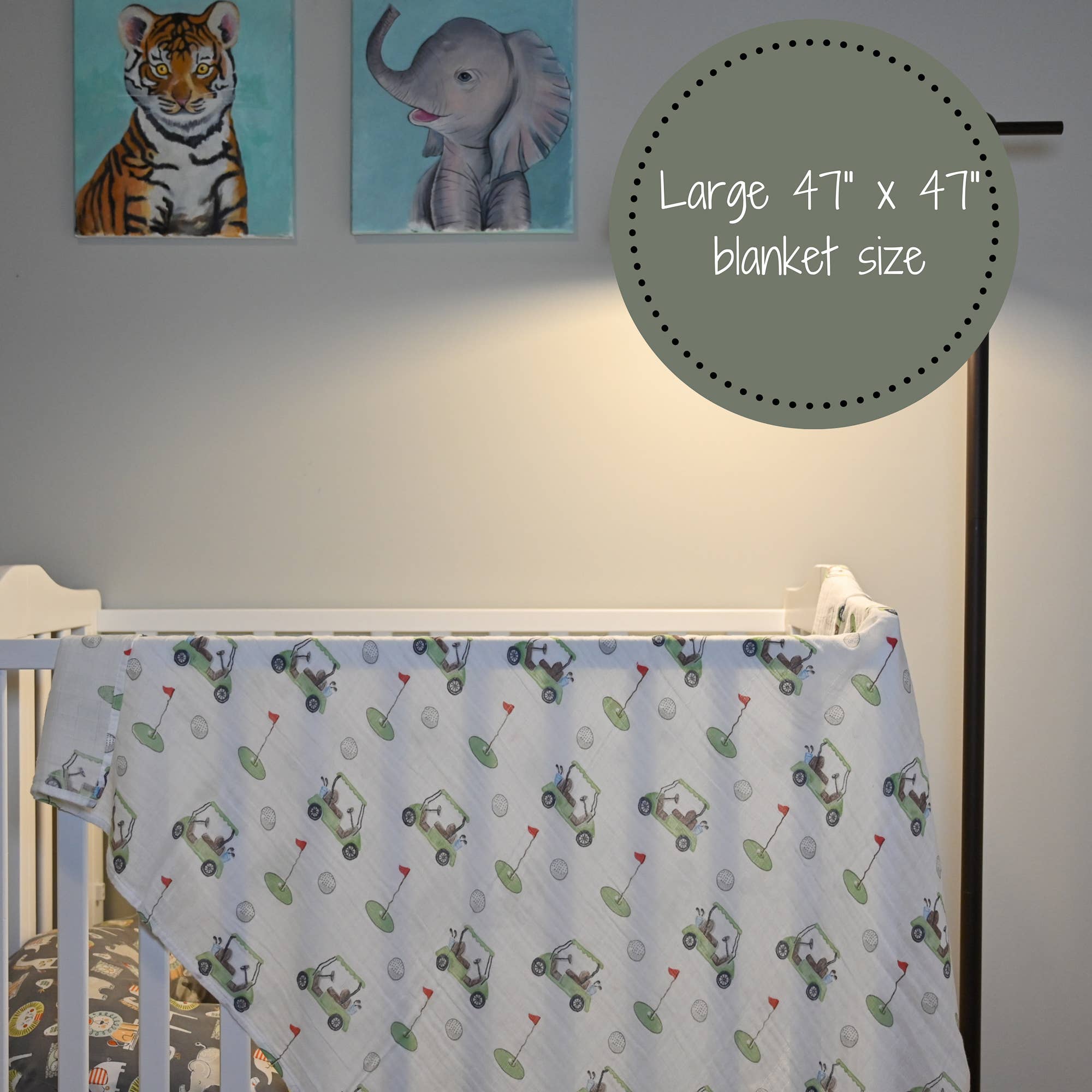 Golf Baby Swaddle Blanket