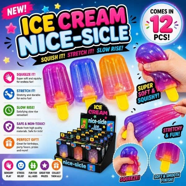 Ice Cream Nice-Sicle Squishy