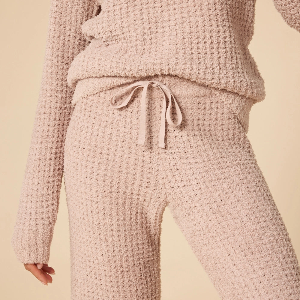 Coco Waffle Marshmallow Boatneck Lounge Set