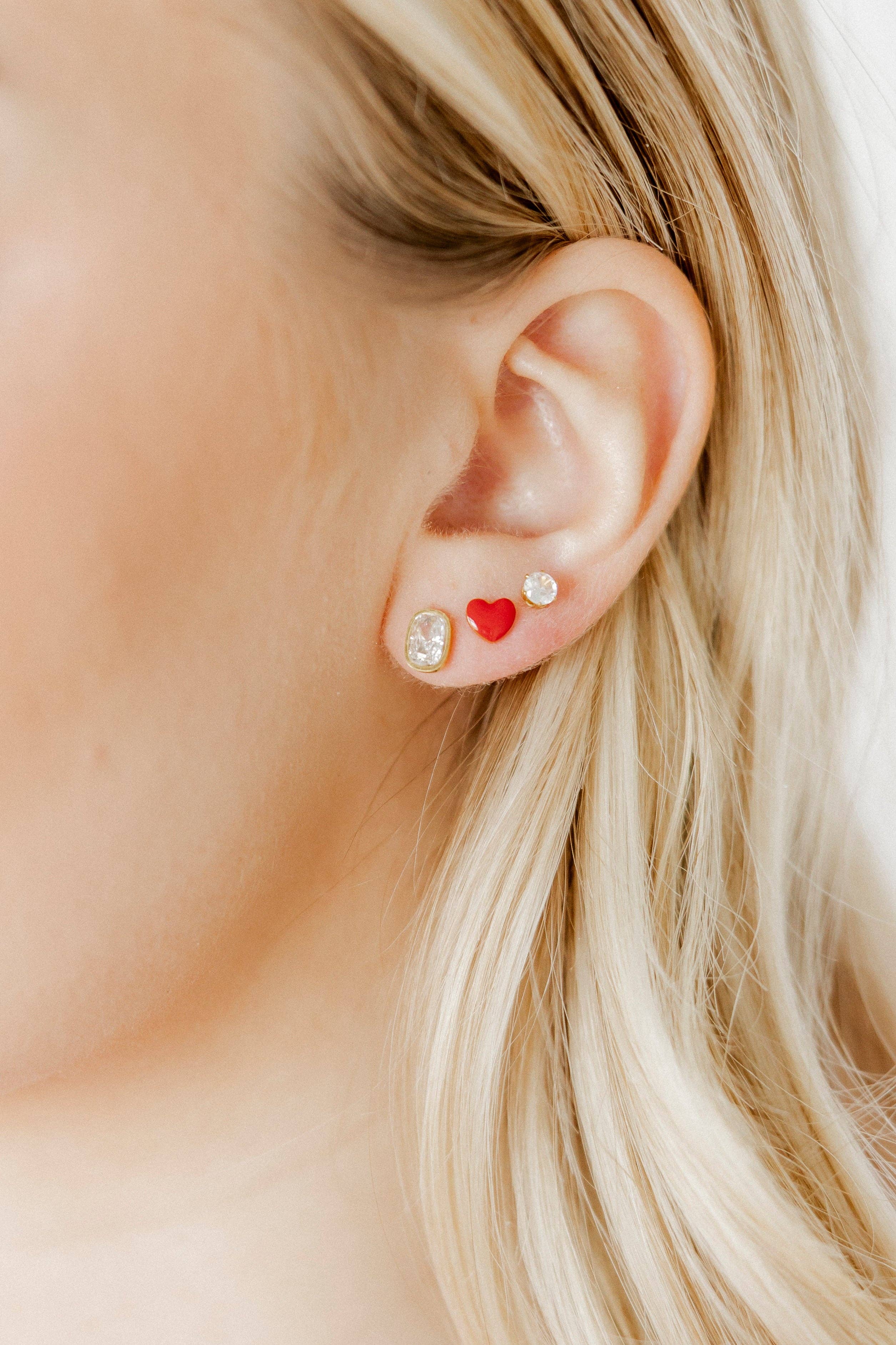 Gold Helen Screwback Stud Earrings