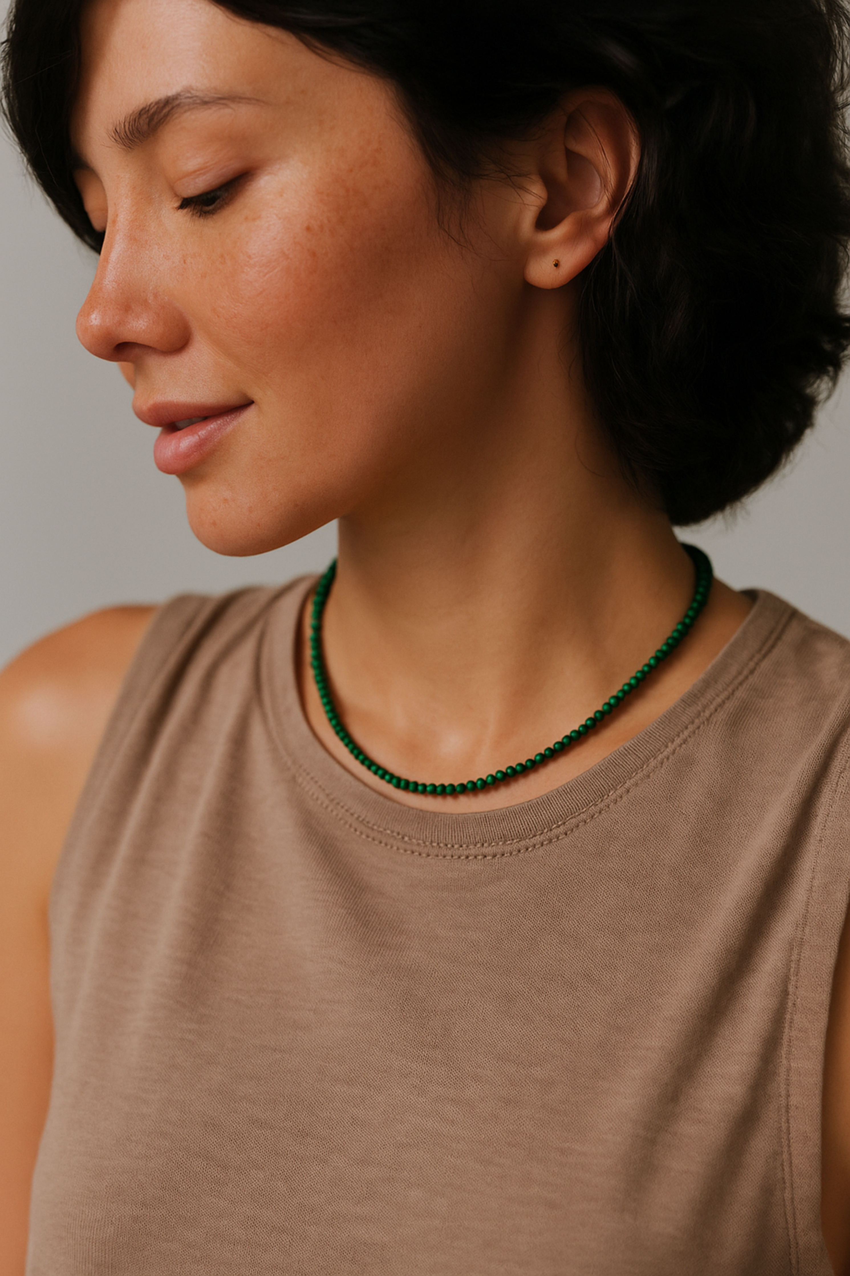 Natural Stone Beads Necklace