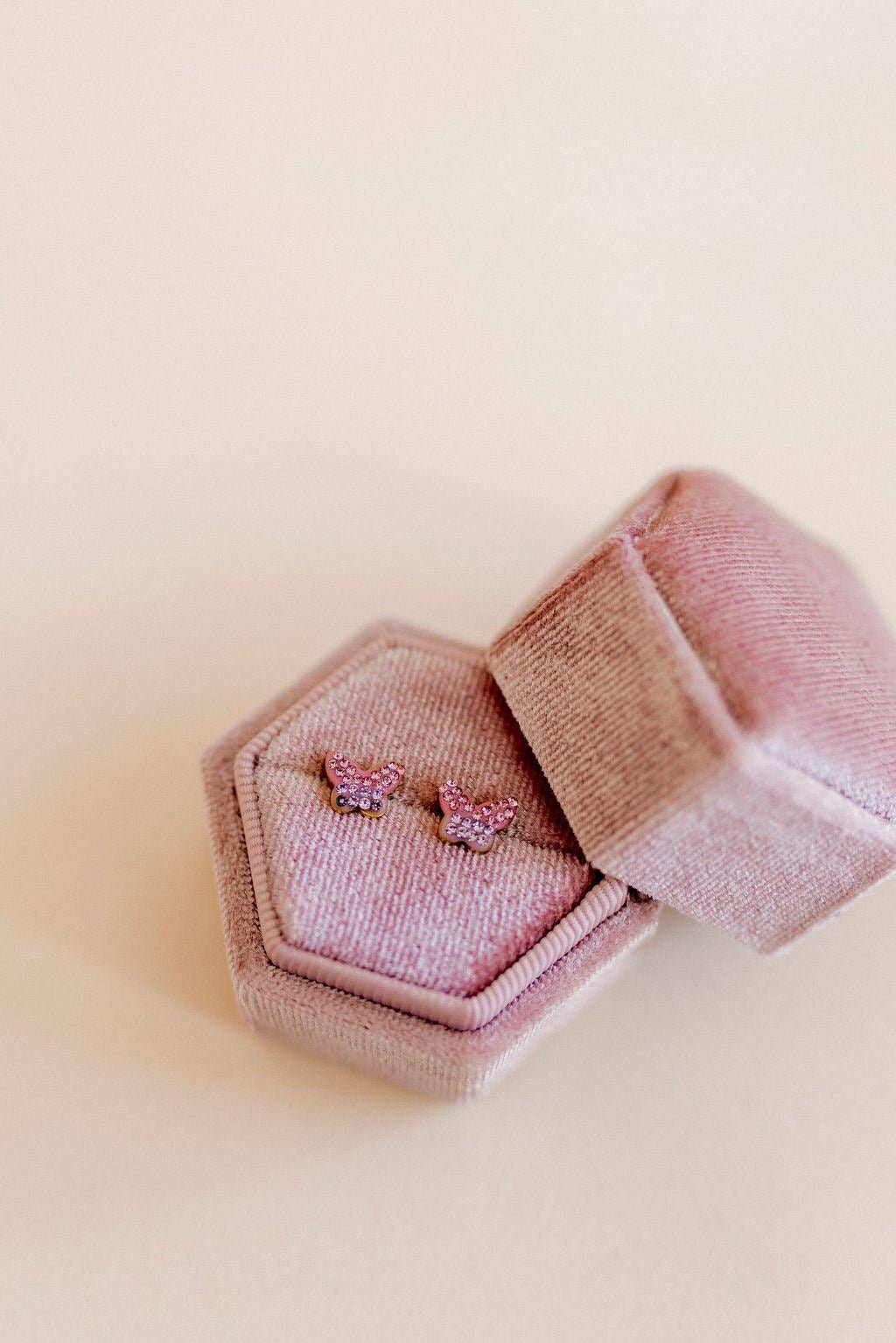 Bindi Butterfly Screwback Stud Earrings