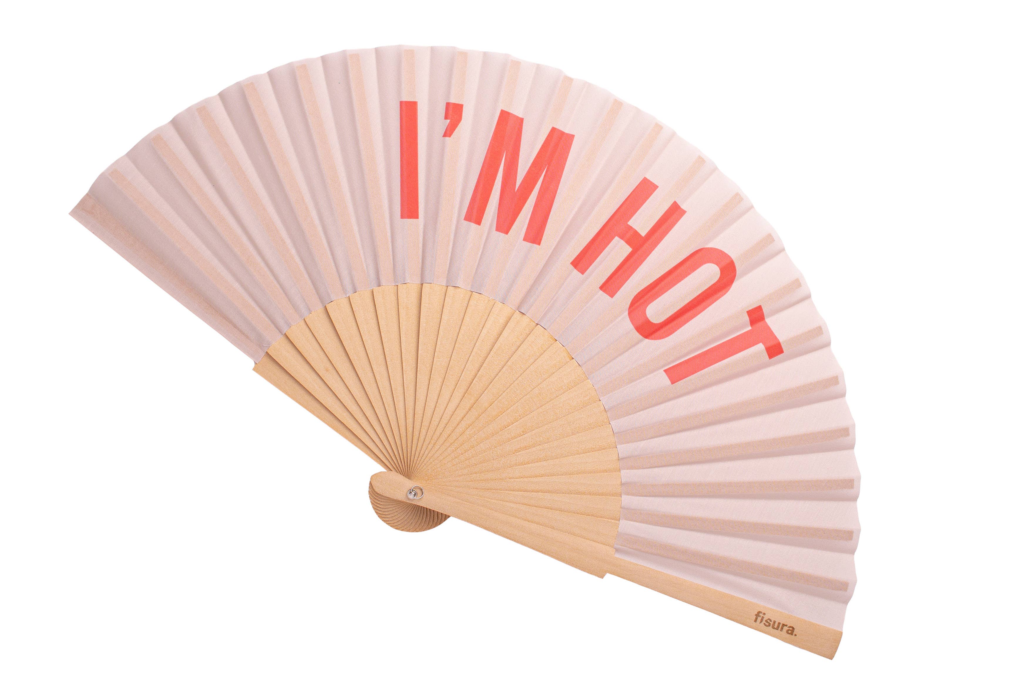 "I'm Hot" Hand Fan