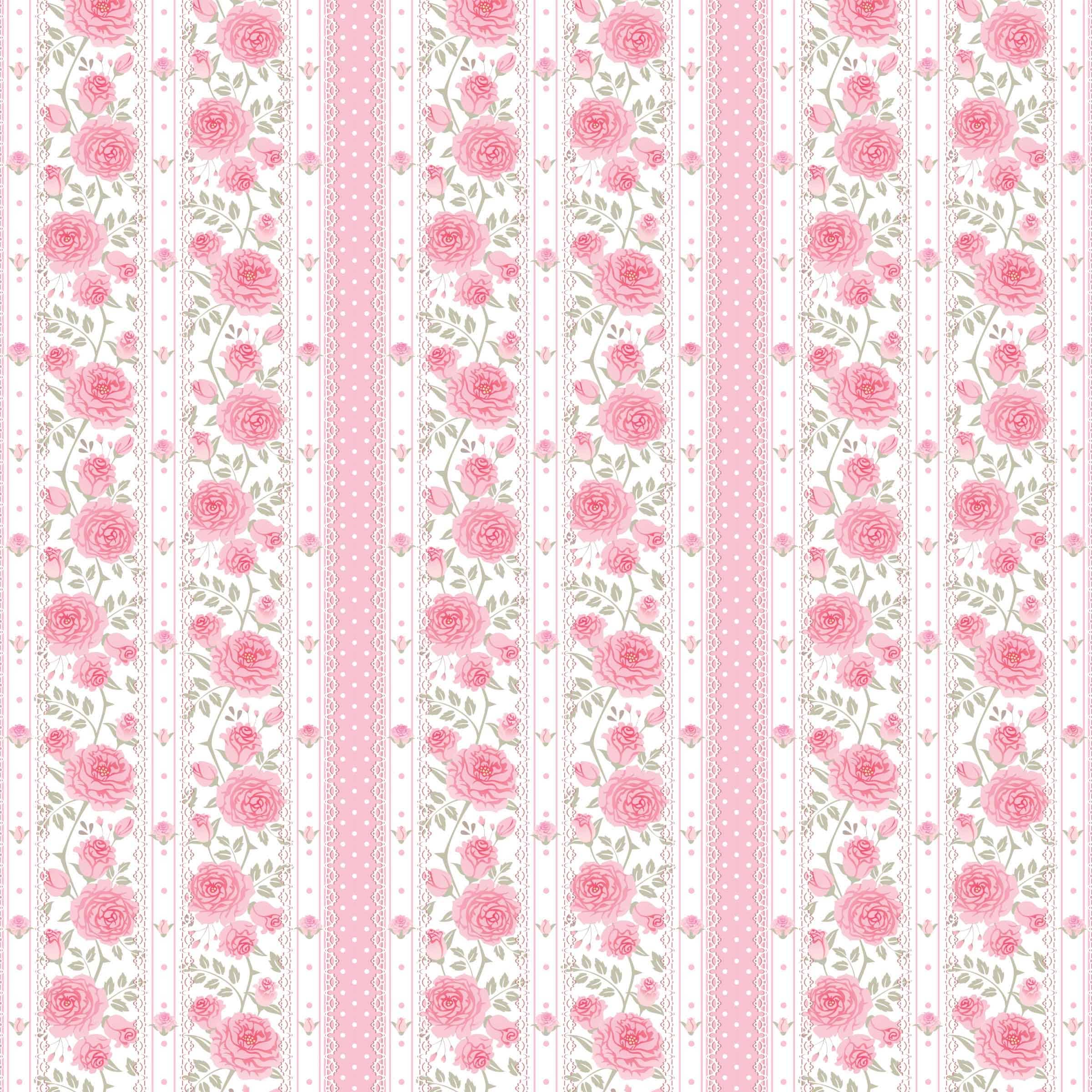 Pink Chateau Rose Stripe Prosecco Bottle Wrap