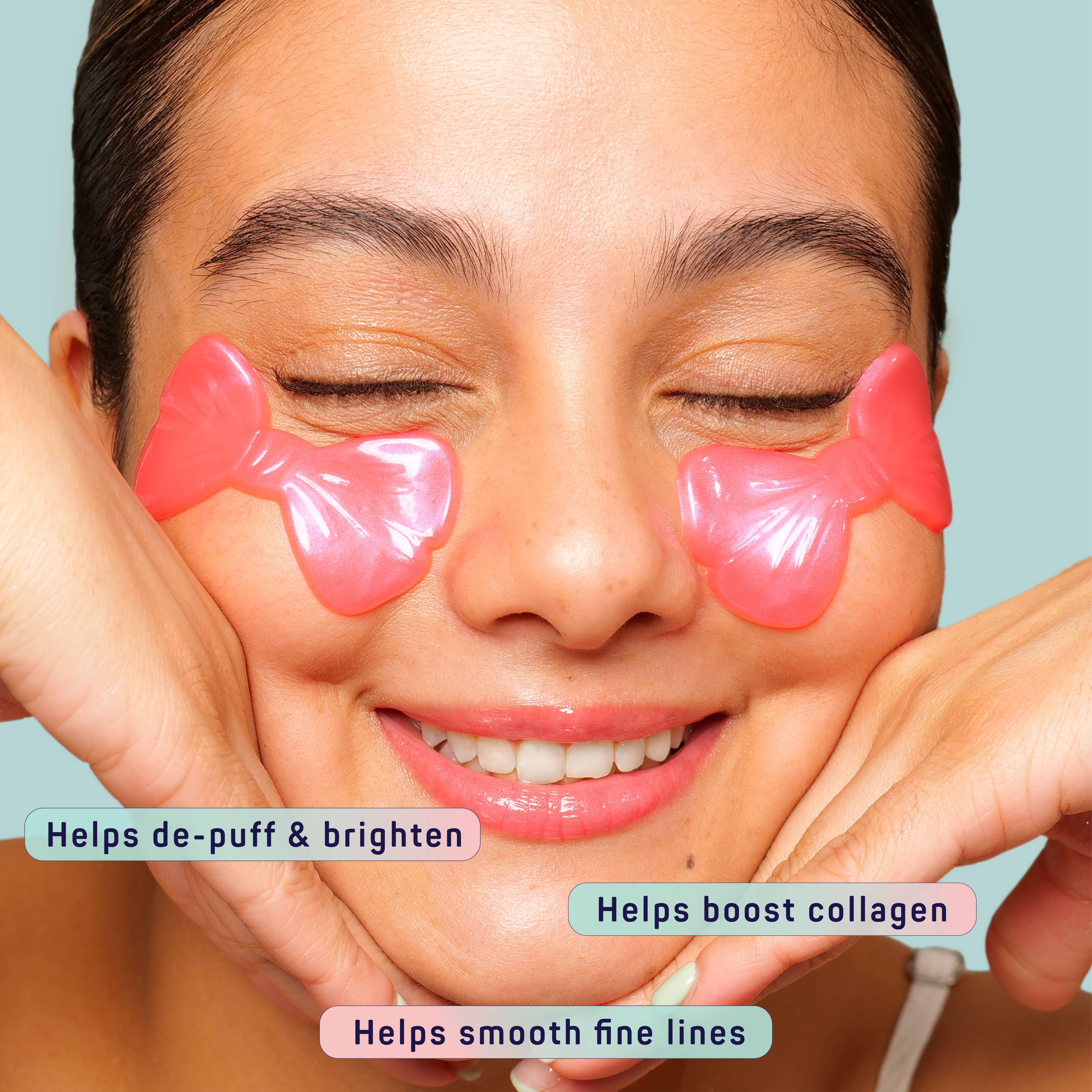 Pretty in Pink Bow Shaped Undereye Patches