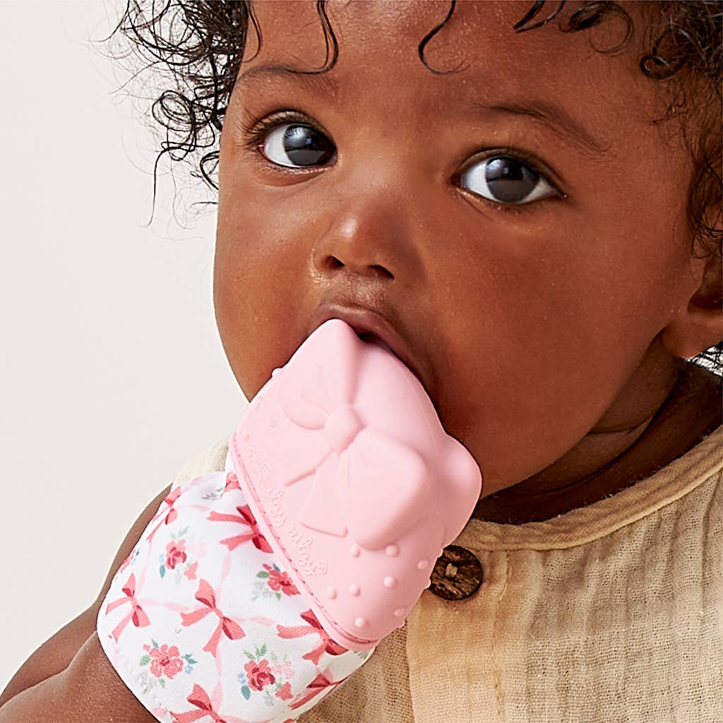 Bow Silicone Teething Itzy Mitt™