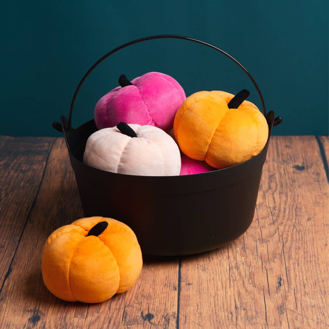 Colorful Velvet Pumpkins