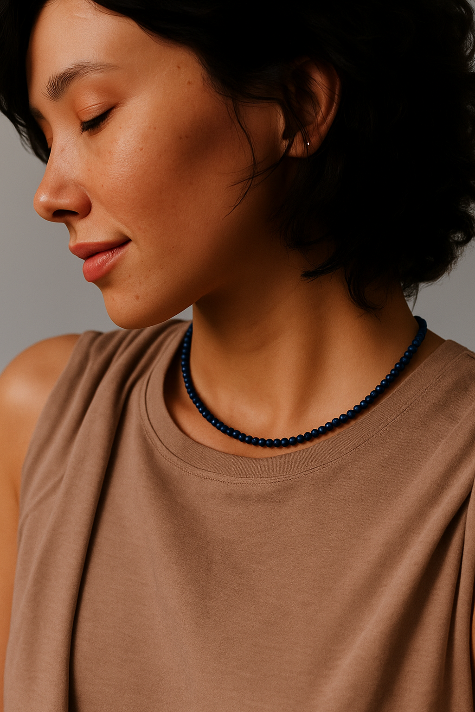 Natural Stone Beads Necklace