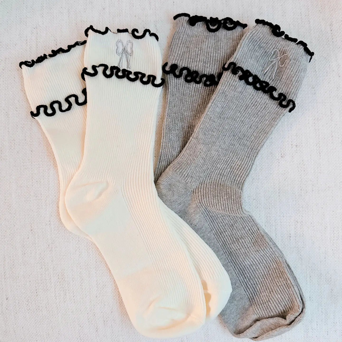 Ribbon Ripple Socks