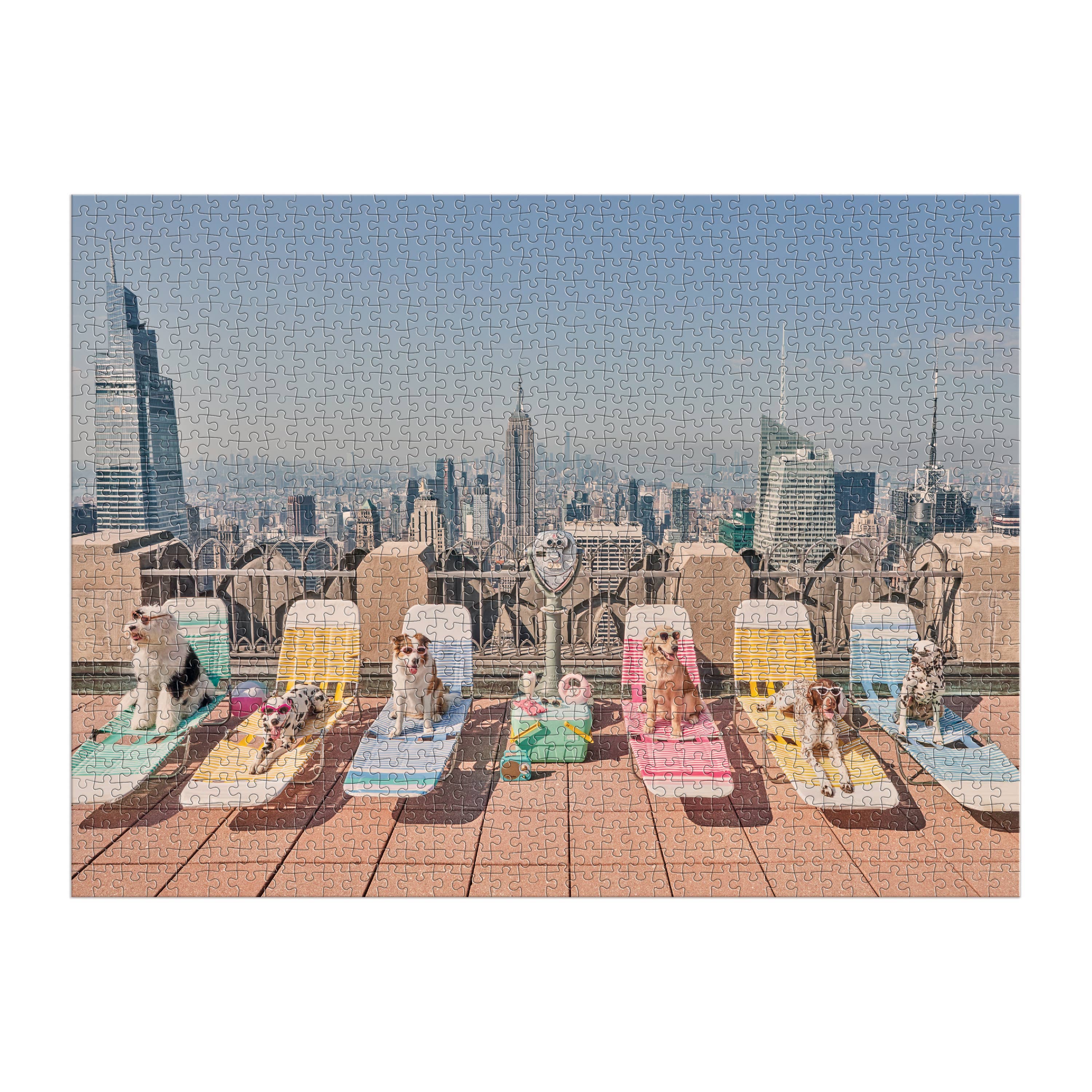 Gray Malin The Dogs of New York City 1,000 Piece Puzzle