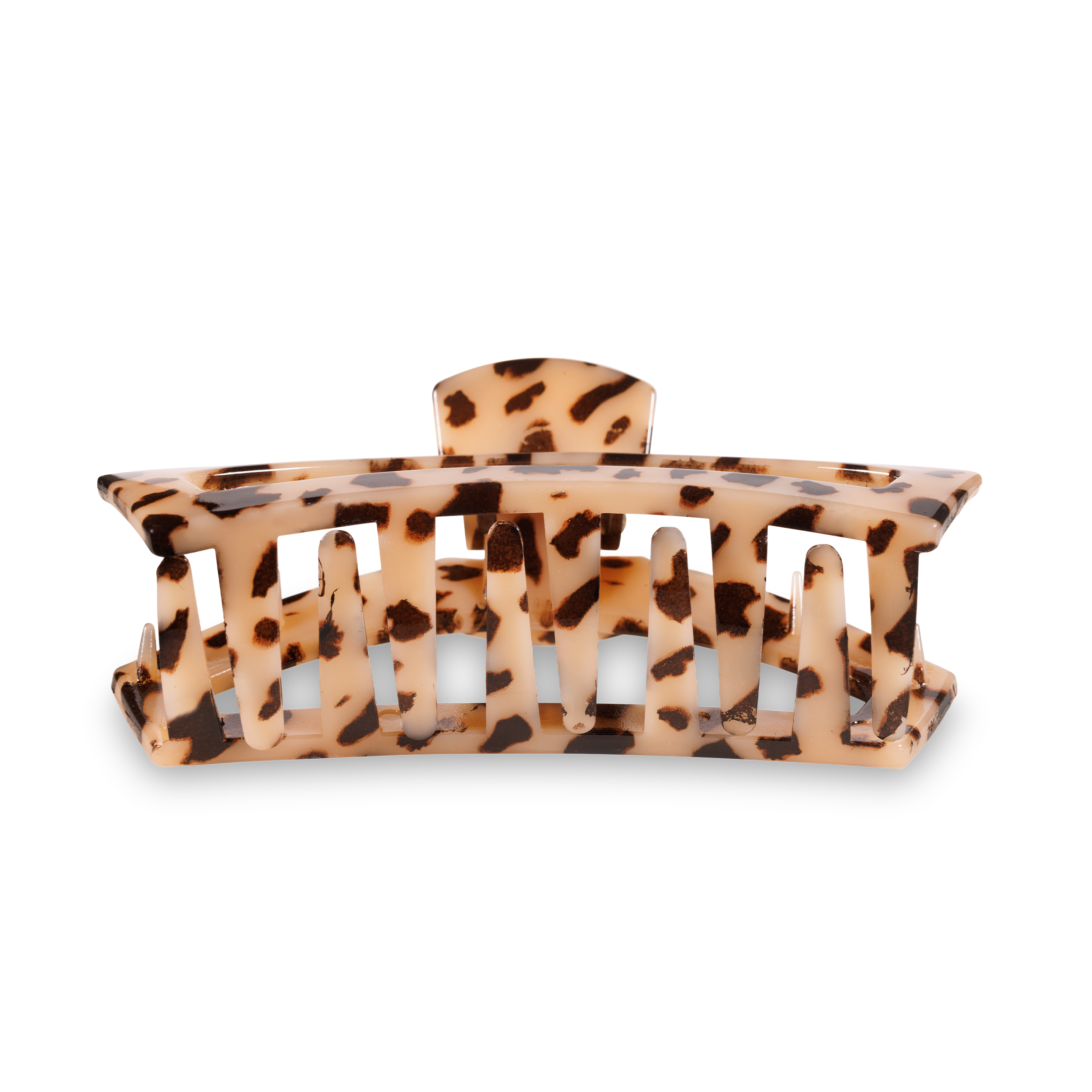 Open Blonde Tortoise Large Hair Clip