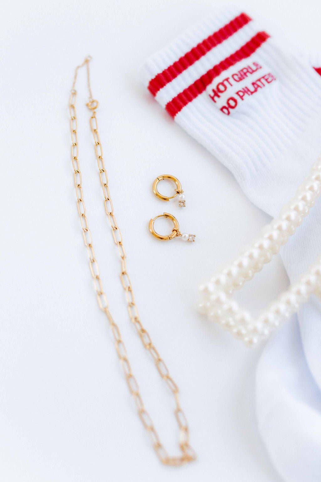 Palmer Paperclip Gold Necklace