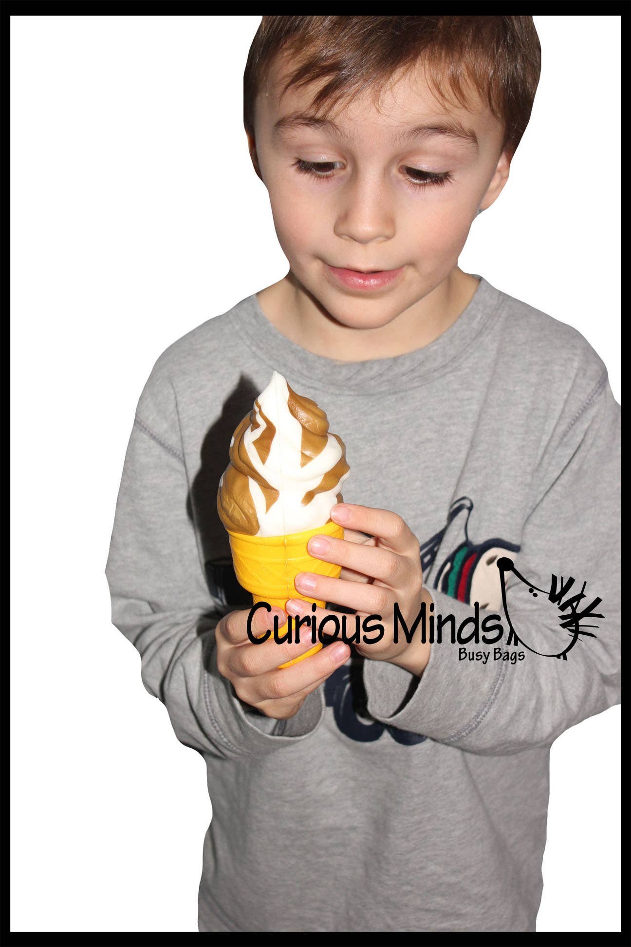6.5" Ice Cream Cone Squishy