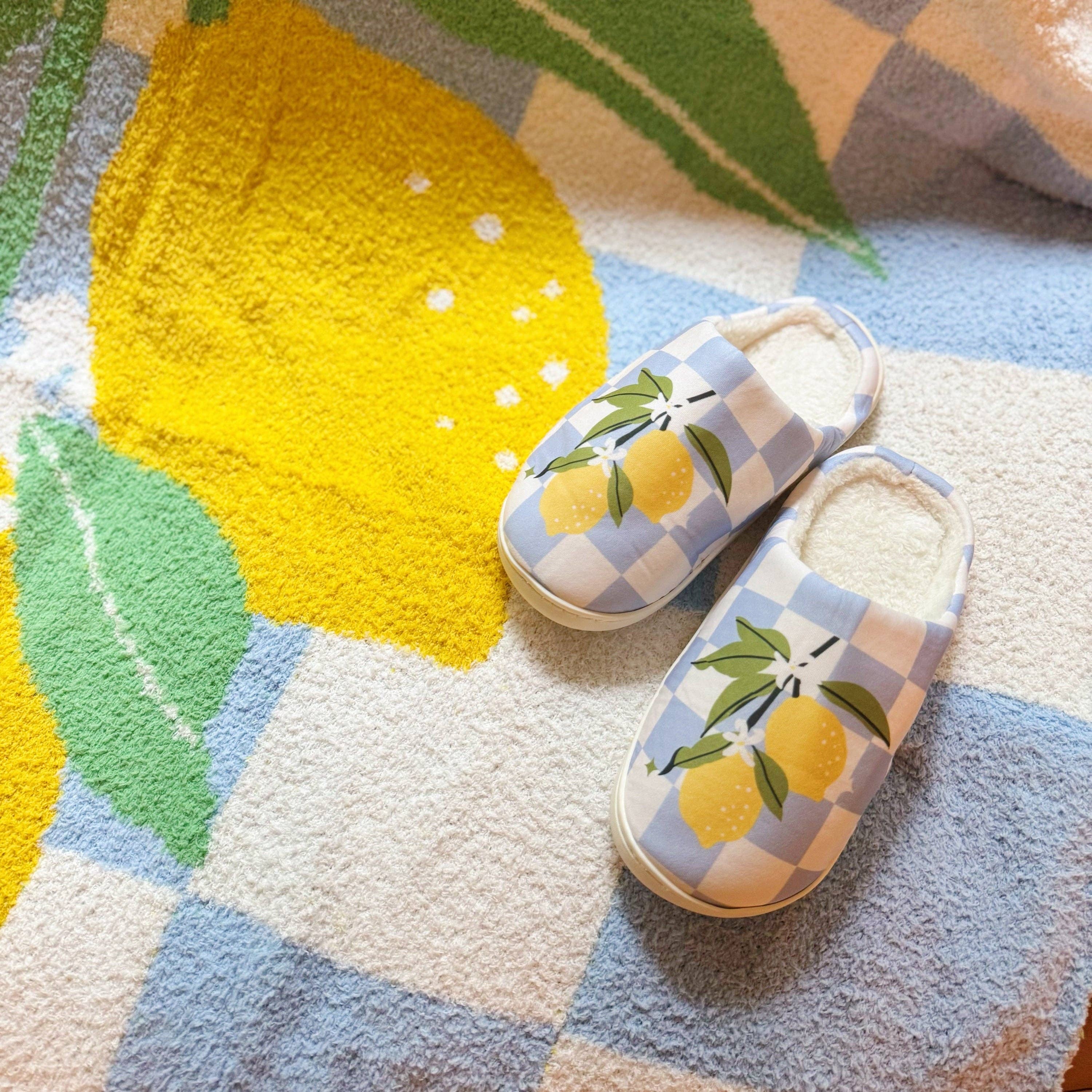 Lemon Drop Lounge Slippers