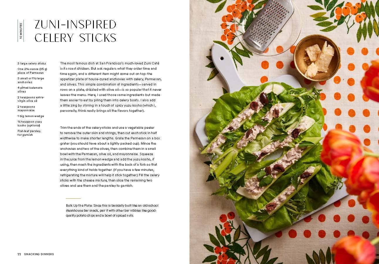 'Snacking Dinners' Cookbook