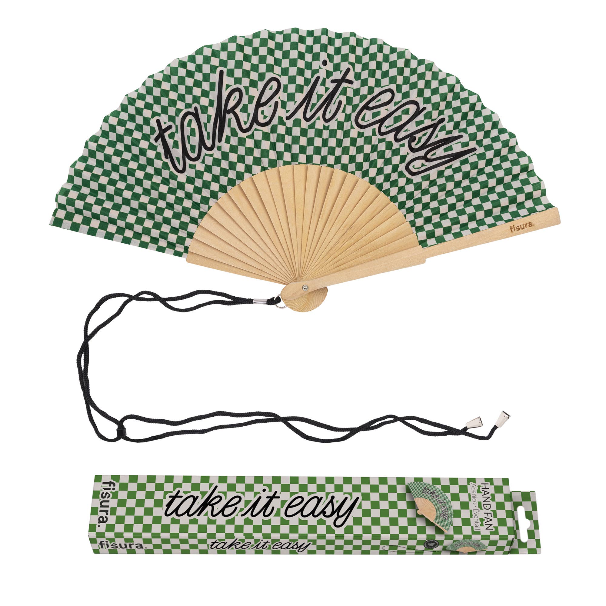"Take It Easy" Hand Fan